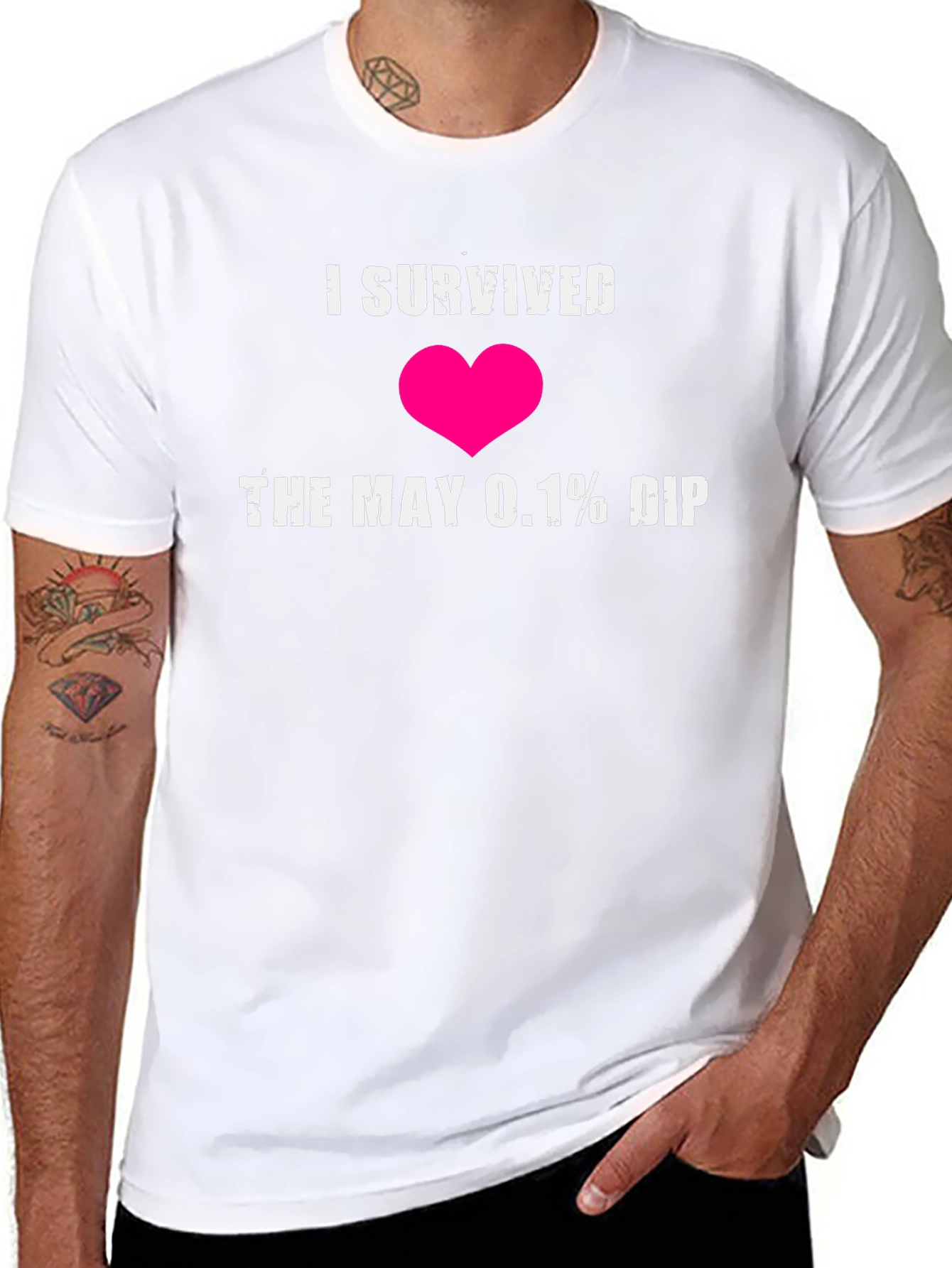 I Survived the May 0.1% DIP Graphic T-Shirt