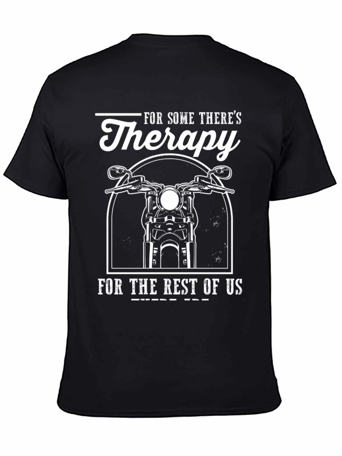 Therapy Motorcycle T-Shirt - Black