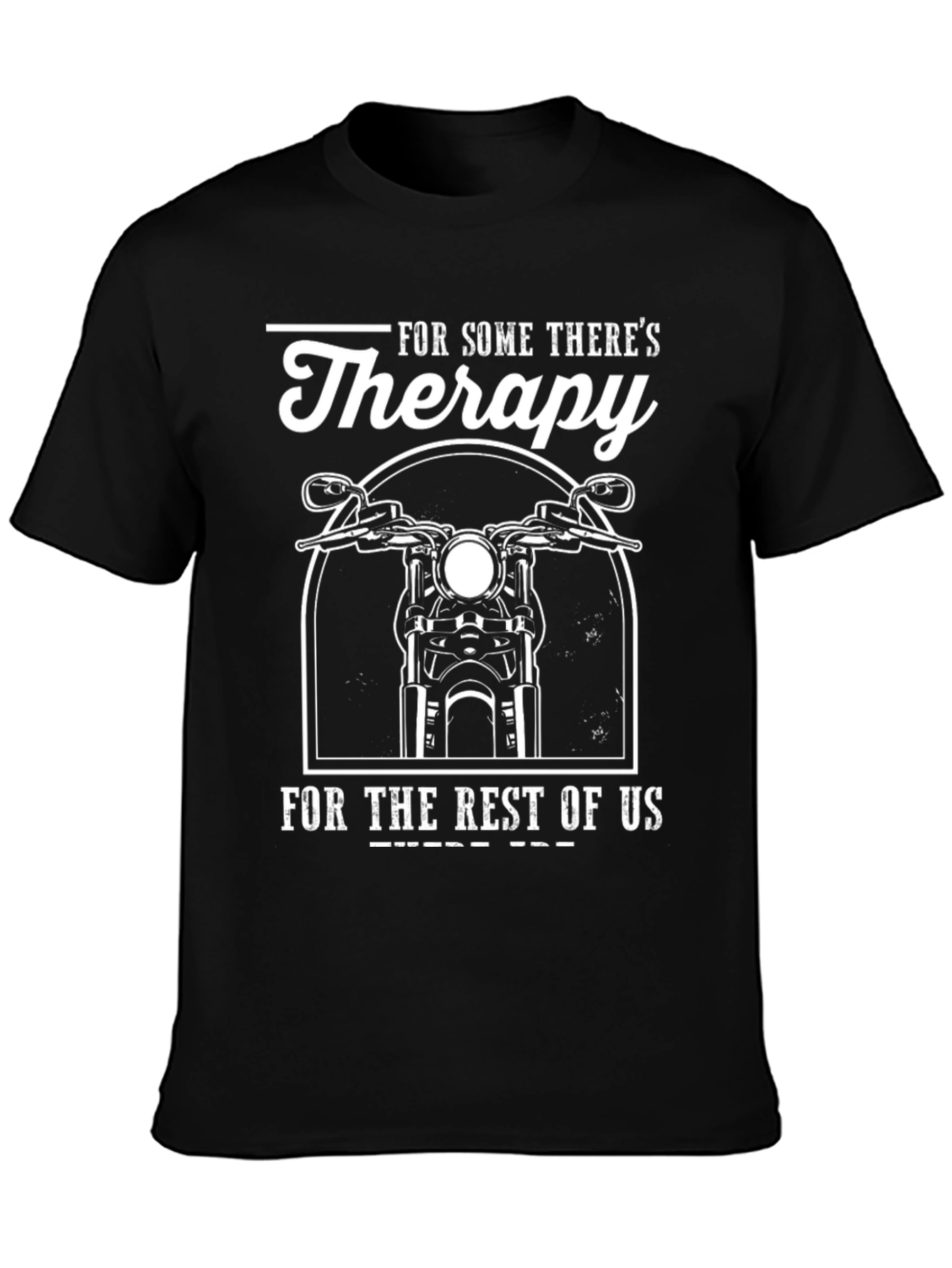 Therapy Motorcycle T-Shirt - Black