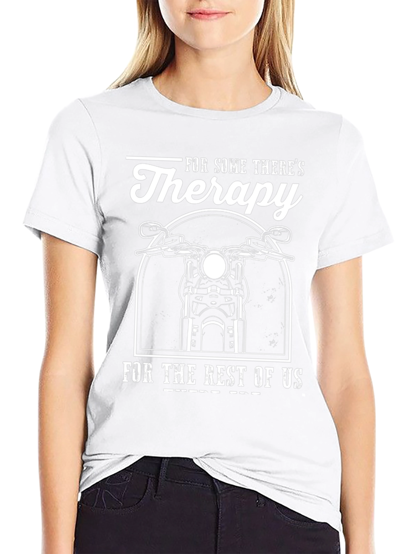 Therapy Motorcycle T-Shirt - Black