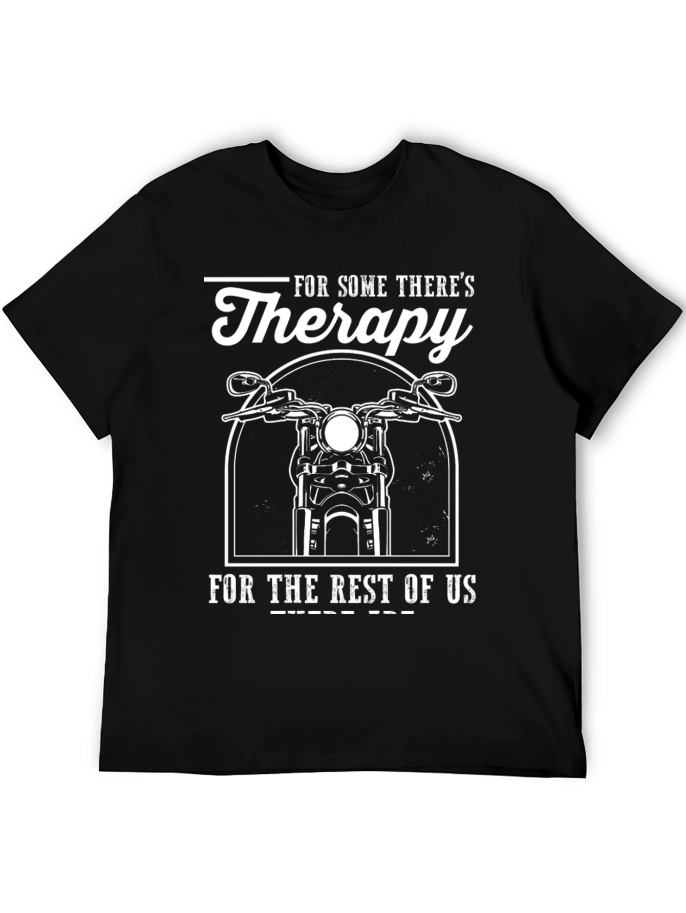 Therapy Motorcycle T-Shirt - Black