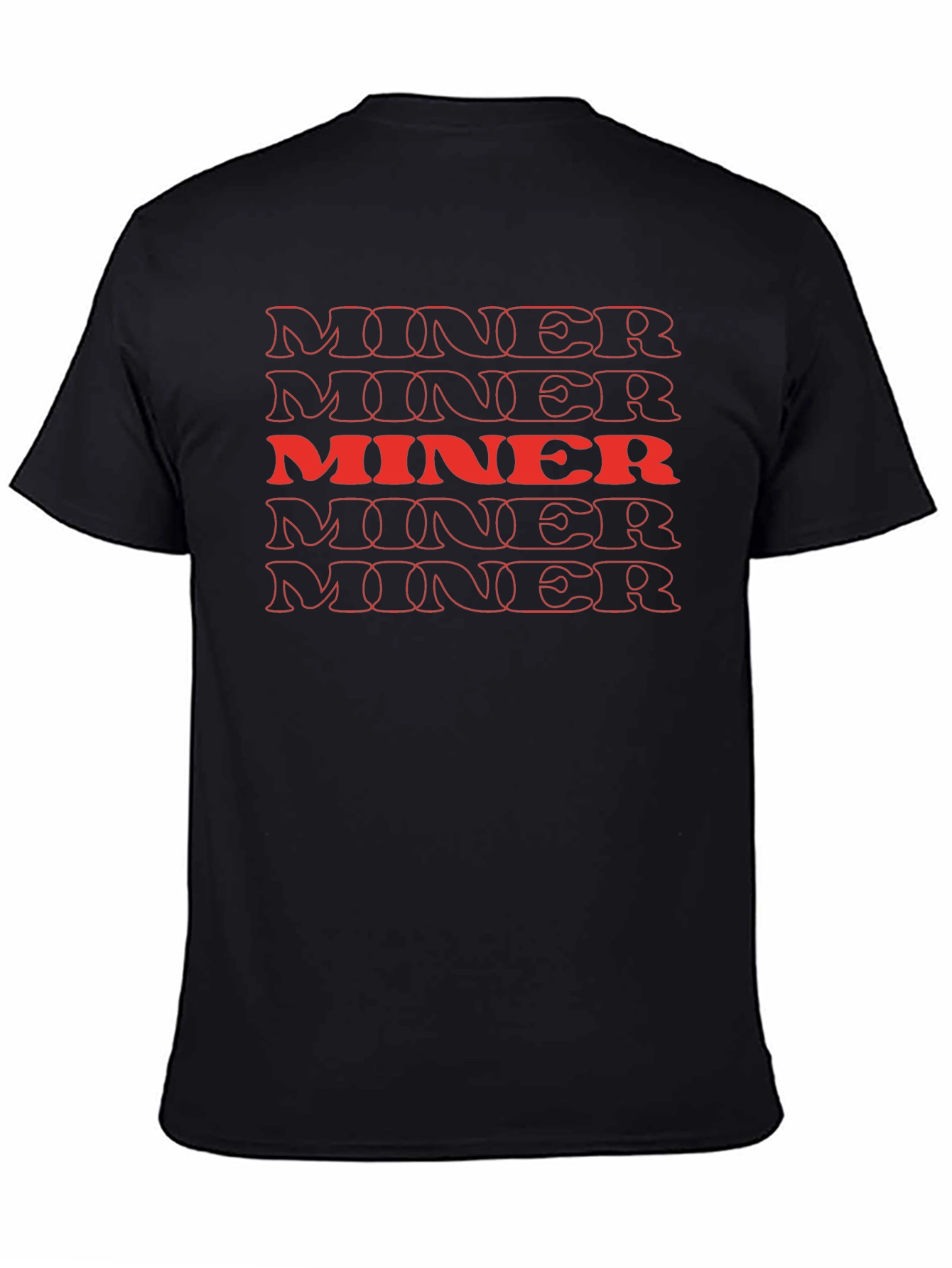 MINER Graphic Tee - Bold Statement T-Shirt