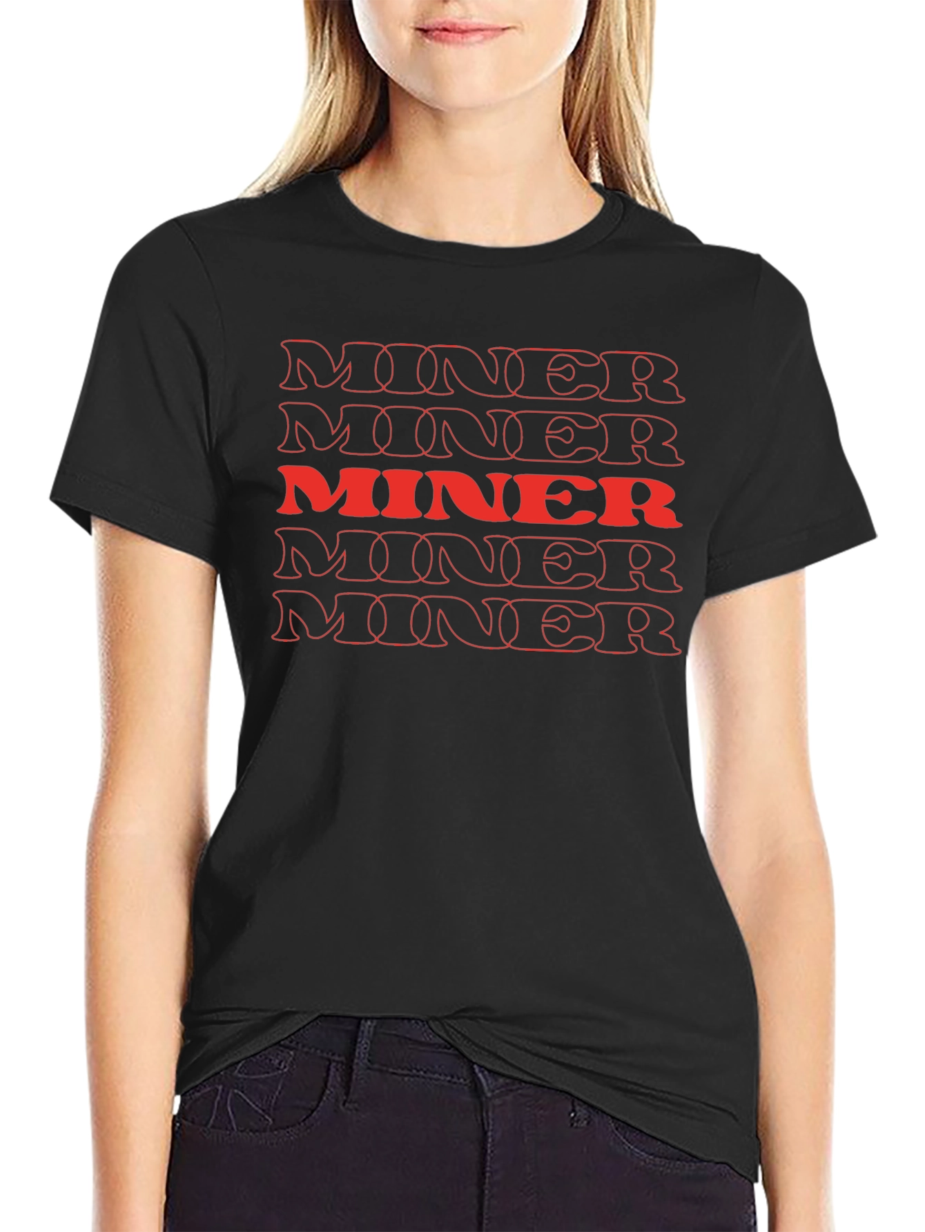 MINER Graphic Tee - Bold Statement T-Shirt