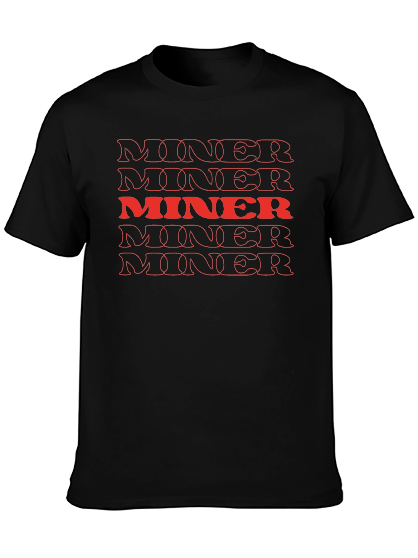 MINER Graphic Tee - Bold Statement T-Shirt