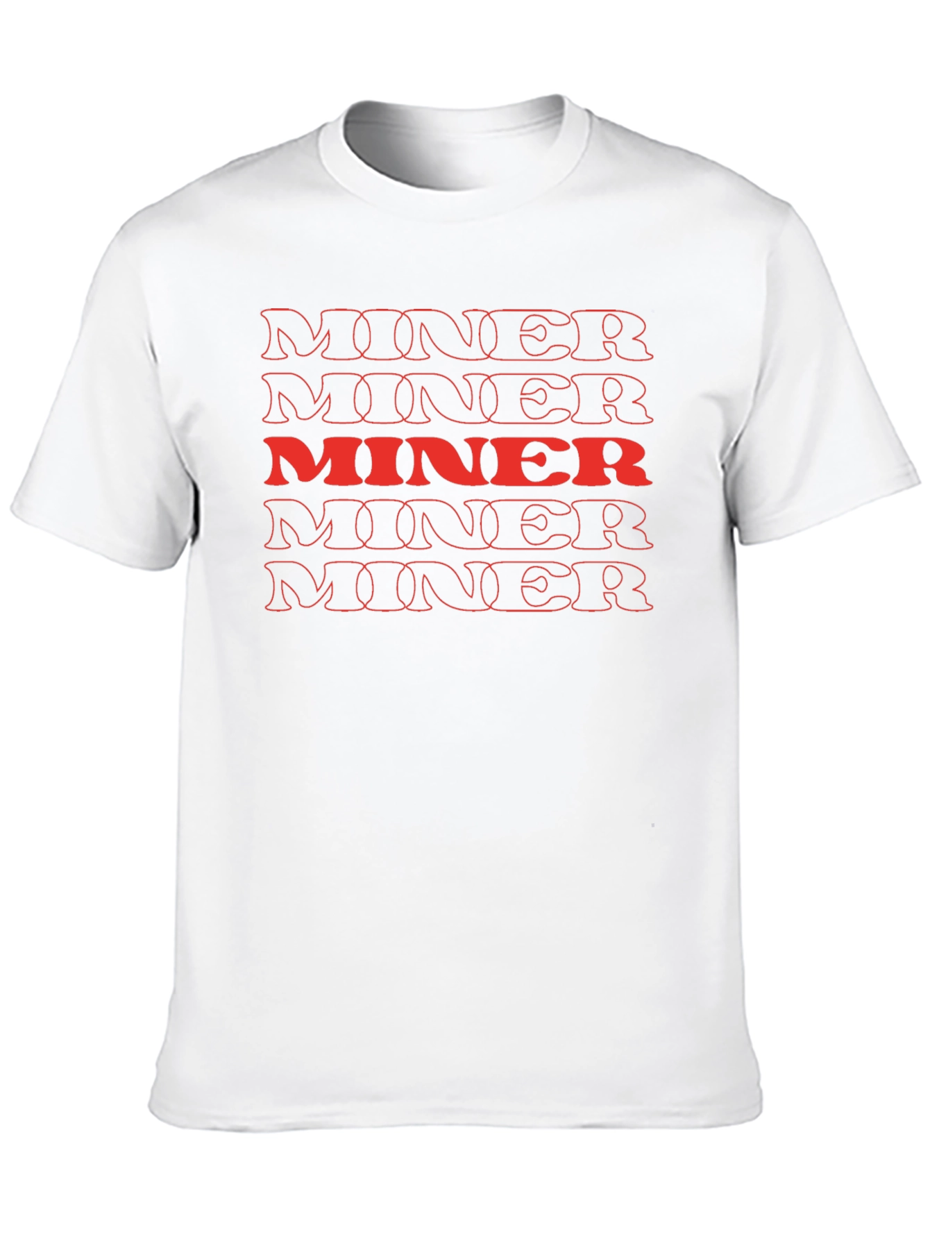 MINER Graphic Tee - Bold Statement T-Shirt