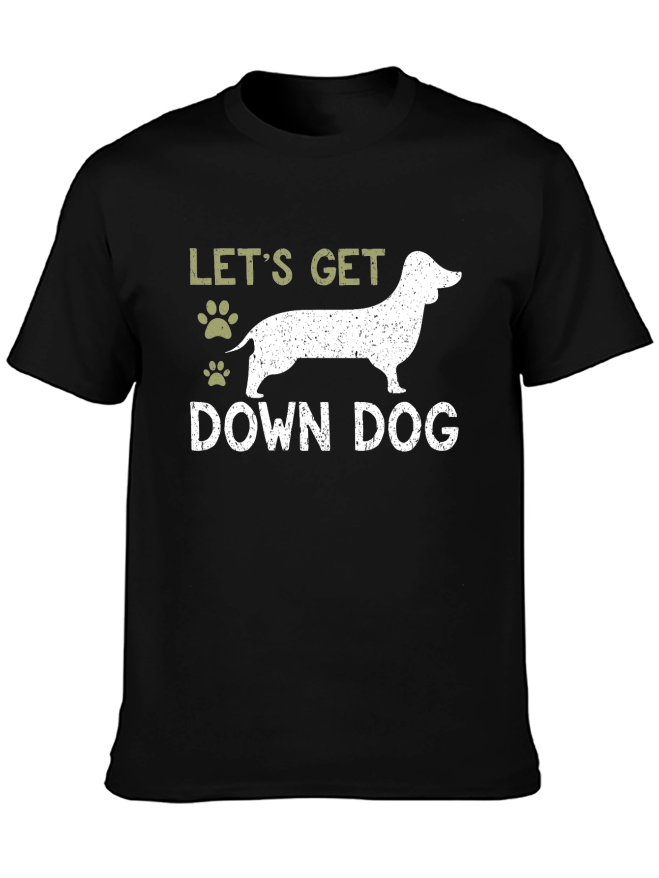 Lets Get Down Dog T-Shirt - Dachshund Tee