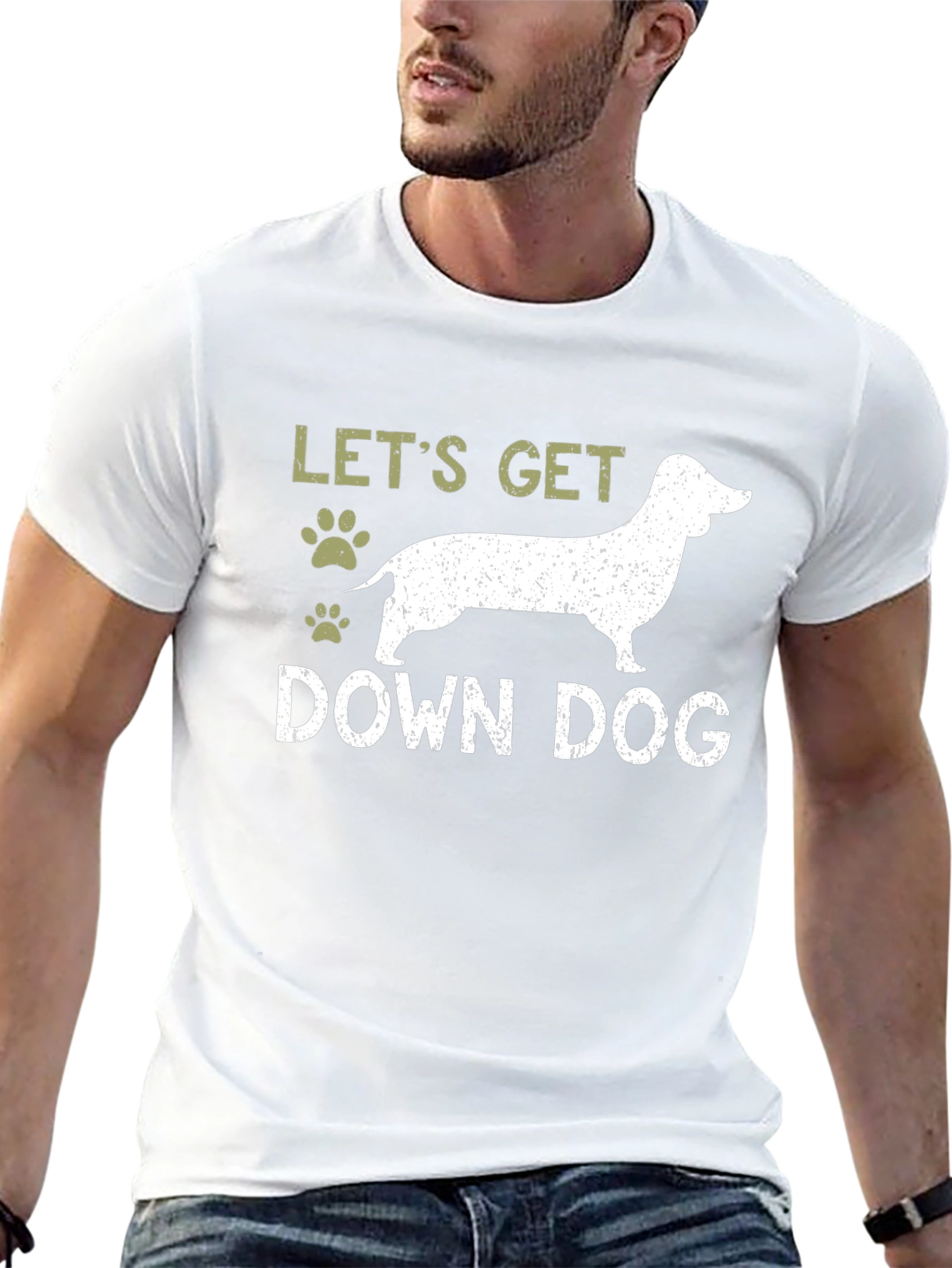 Lets Get Down Dog T-Shirt - Dachshund Tee