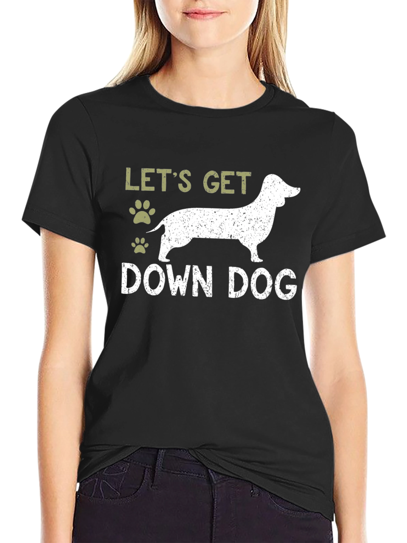 Lets Get Down Dog T-Shirt - Dachshund Tee
