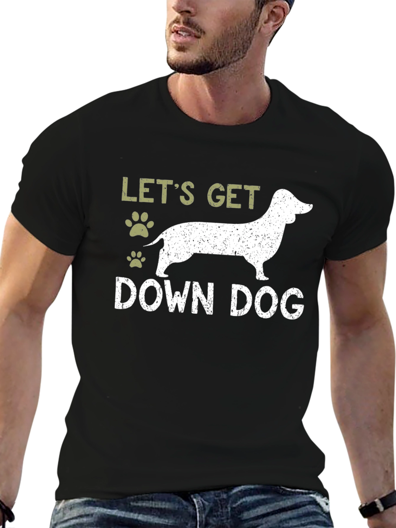 Lets Get Down Dog T-Shirt - Dachshund Tee