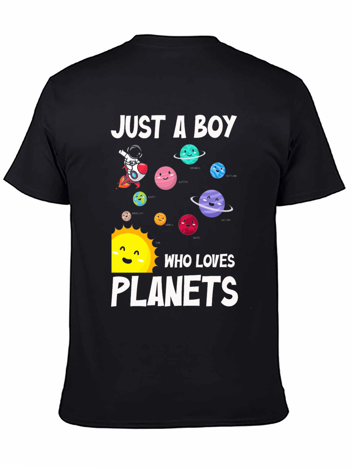 Just A Boy Who Loves Planets T-Shirt