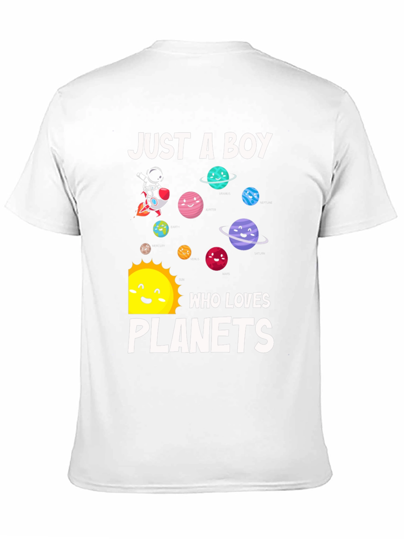 Just A Boy Who Loves Planets T-Shirt