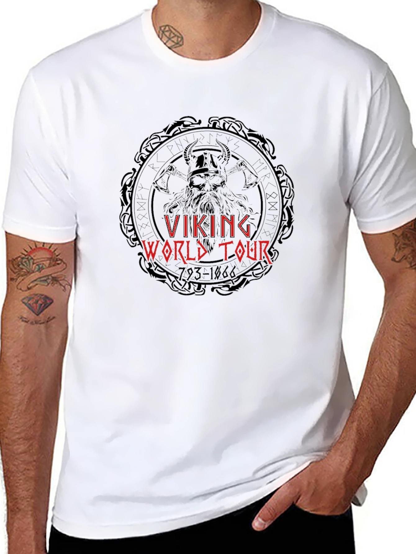 Viking World Tour Black T-Shirt