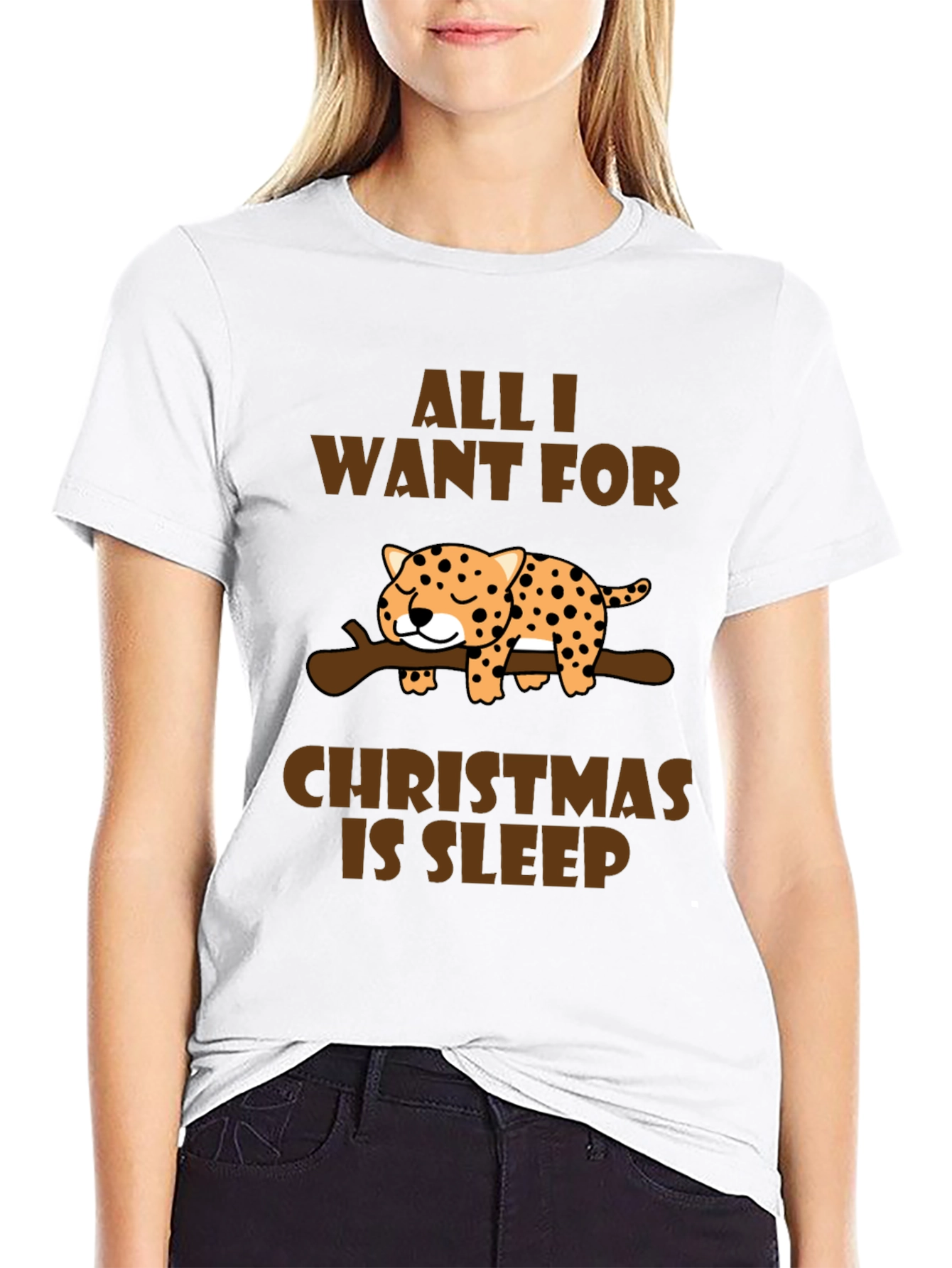All I Want for Christmas is Sleep T-Shirt