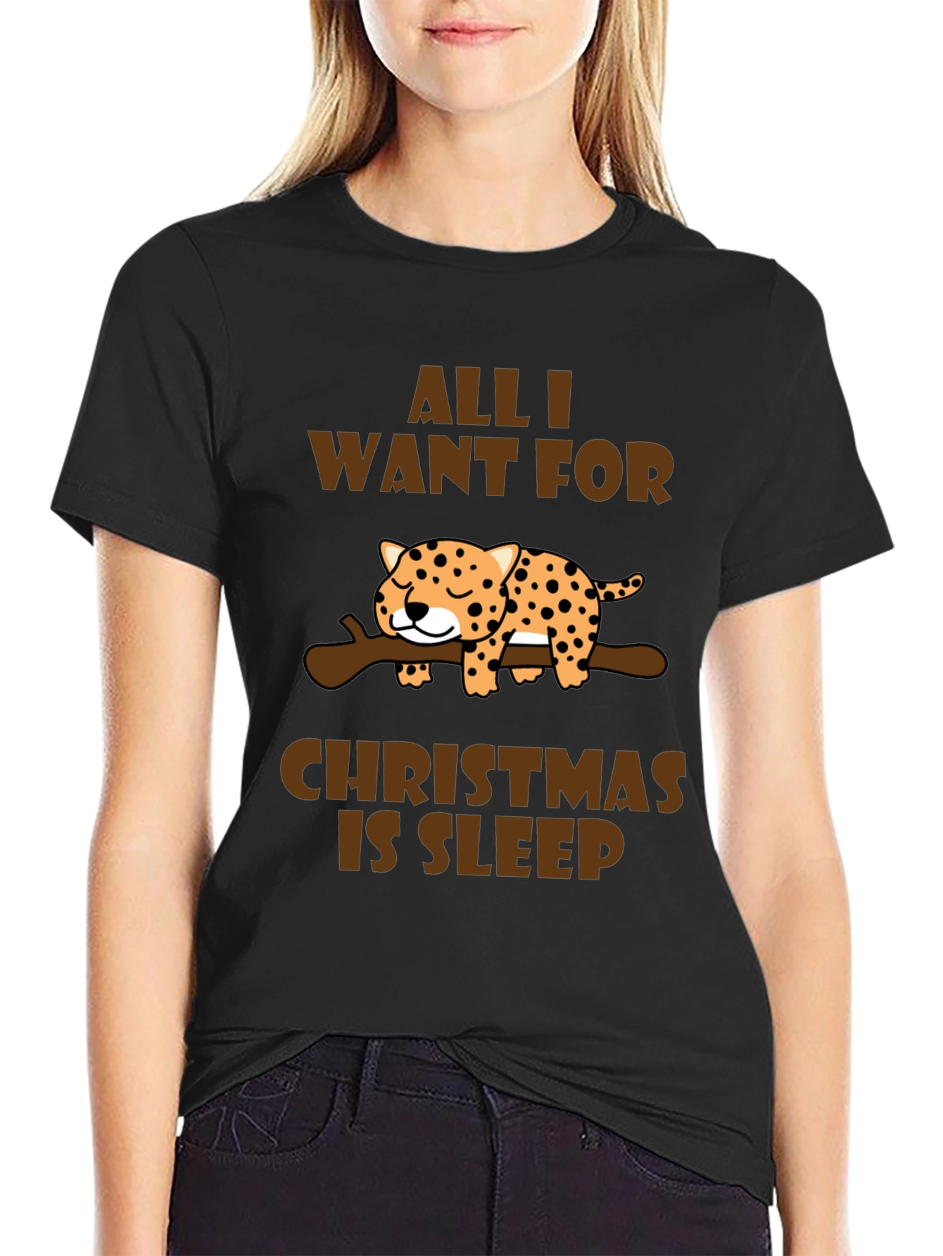All I Want for Christmas is Sleep T-Shirt
