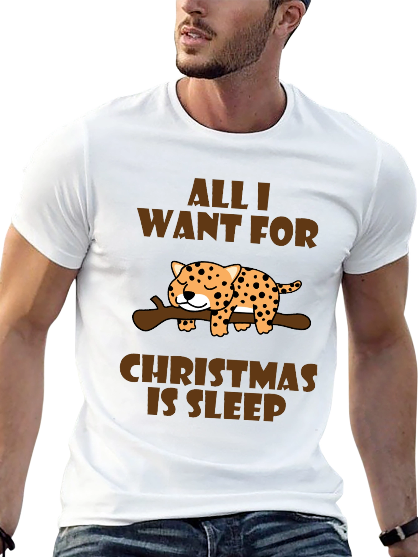 All I Want for Christmas is Sleep T-Shirt