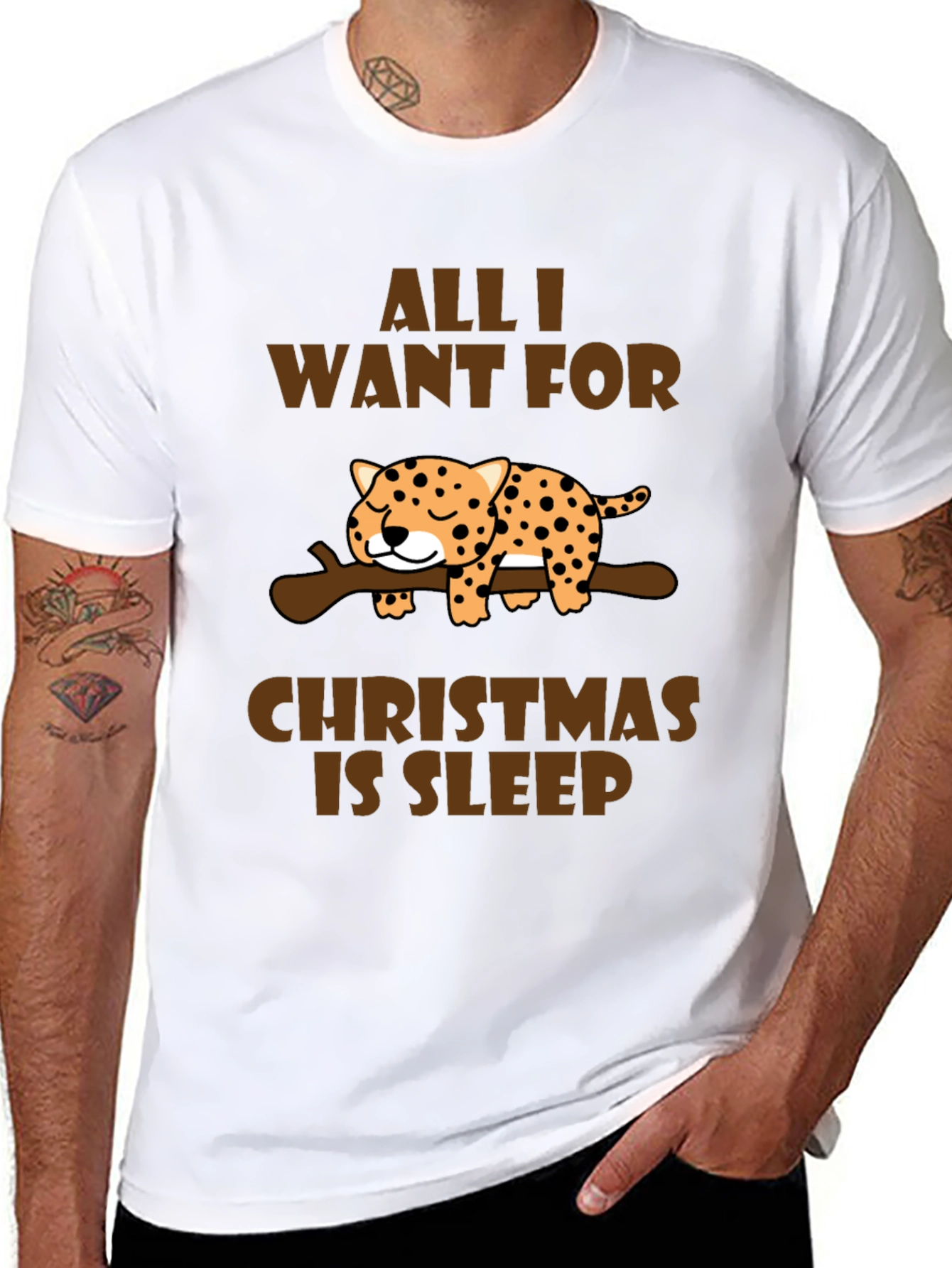 All I Want for Christmas is Sleep T-Shirt