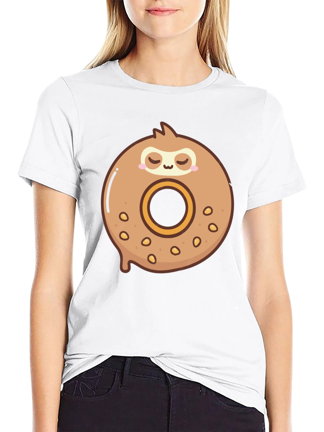 Sloth Donut T-Shirt - Fun Unique Casual Wear