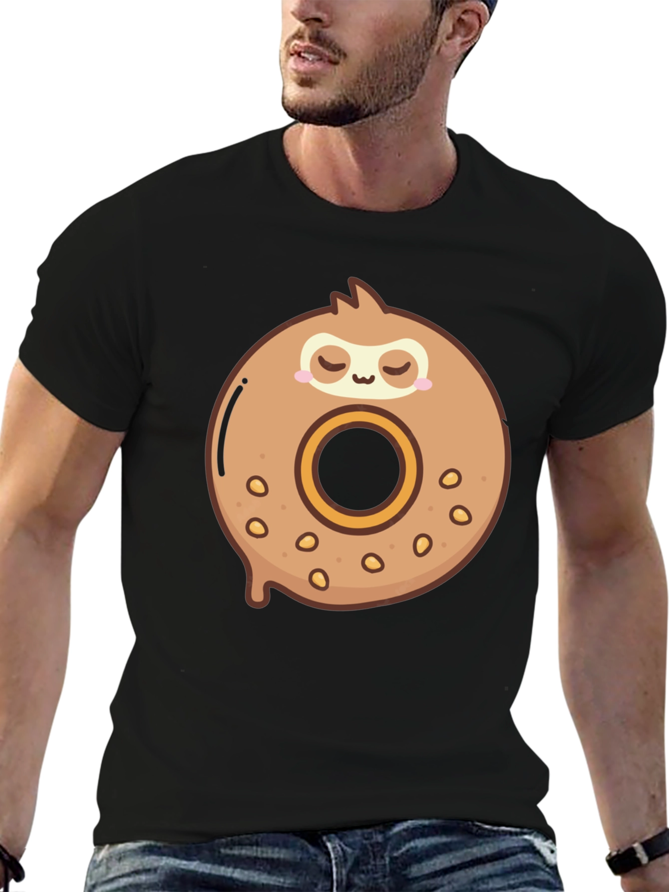 Sloth Donut T-Shirt - Fun Unique Casual Wear