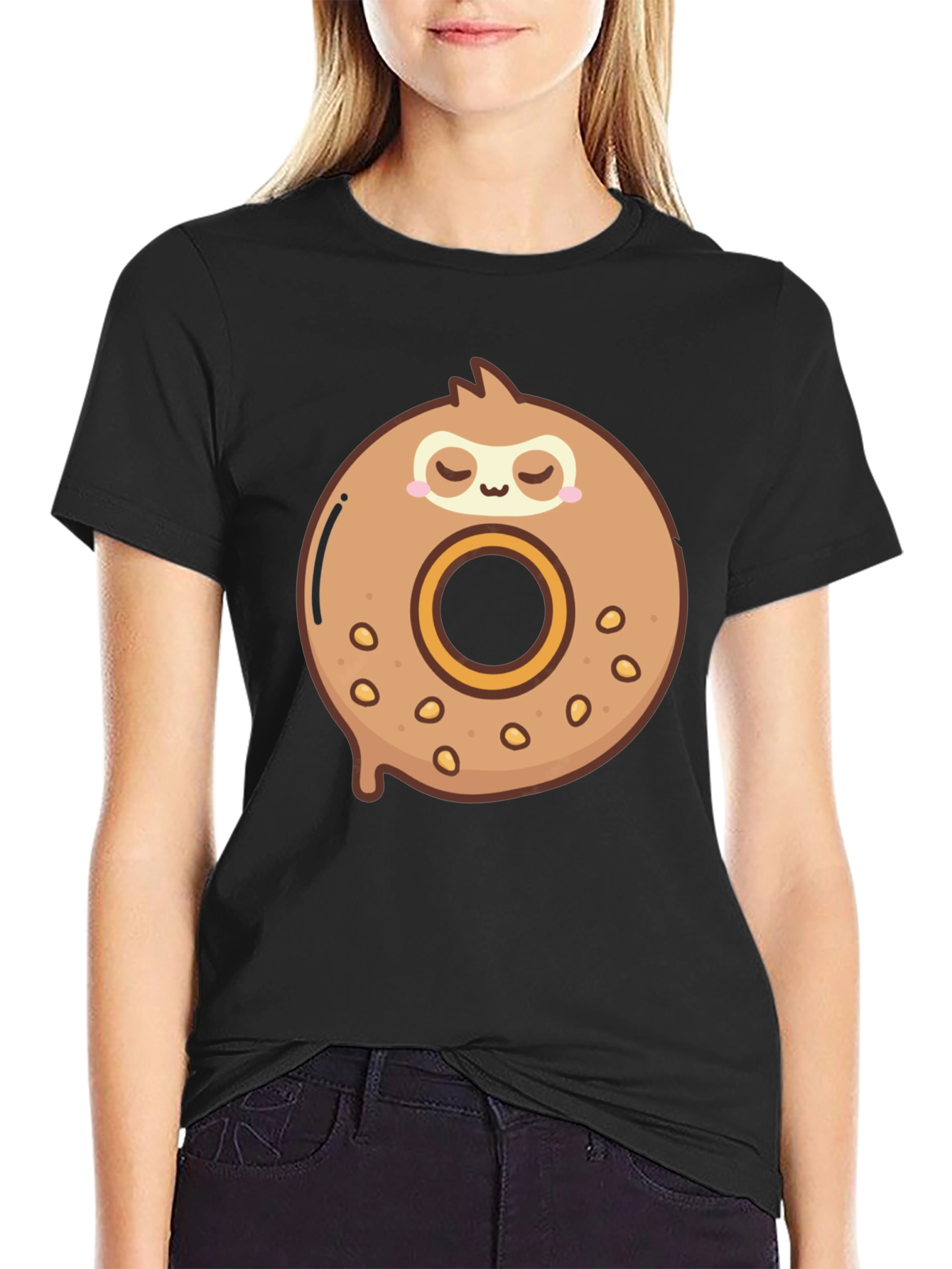 Sloth Donut T-Shirt - Fun Unique Casual Wear