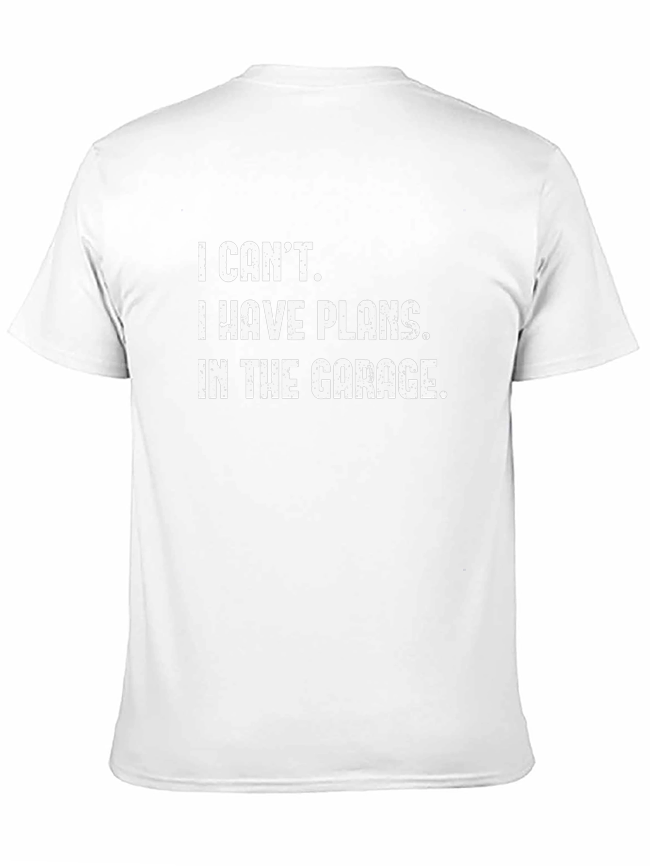 Garage Plans T-Shirt - Mens Black Tee