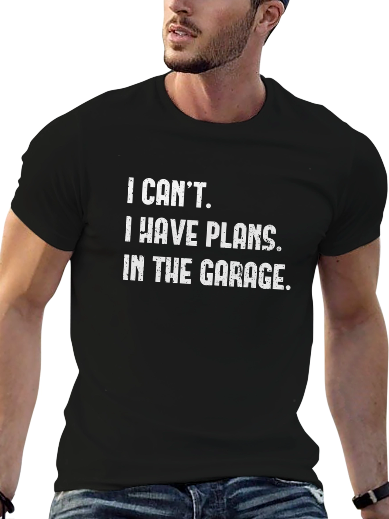 Garage Plans T-Shirt - Mens Black Tee