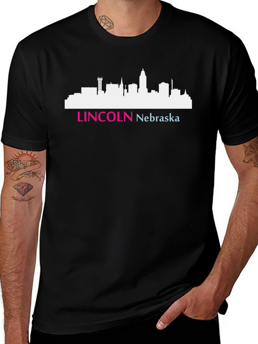 Lincoln Nebraska Skyline T-Shirt