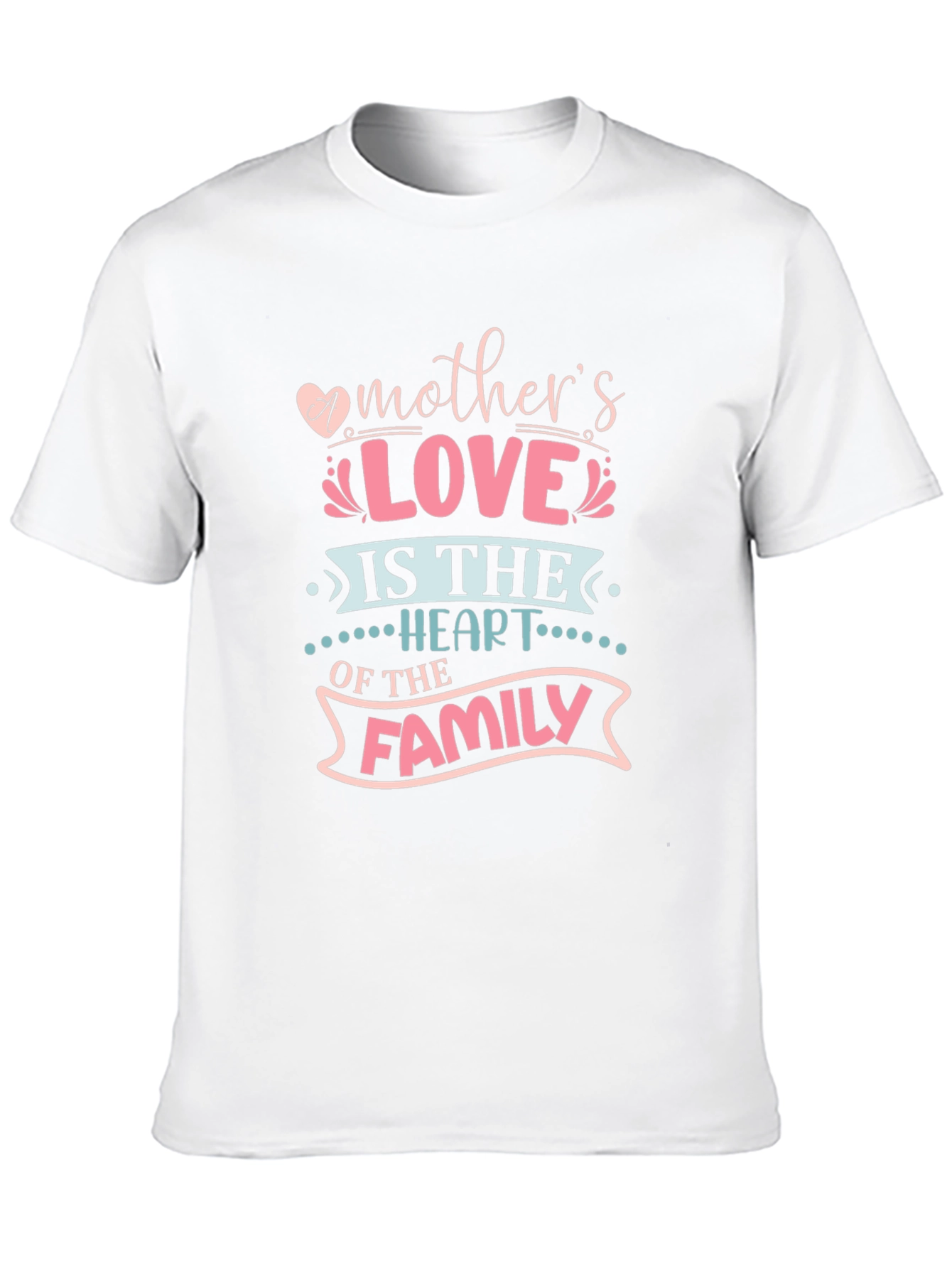 Mothers Love Heart of the Family Graphic Tee