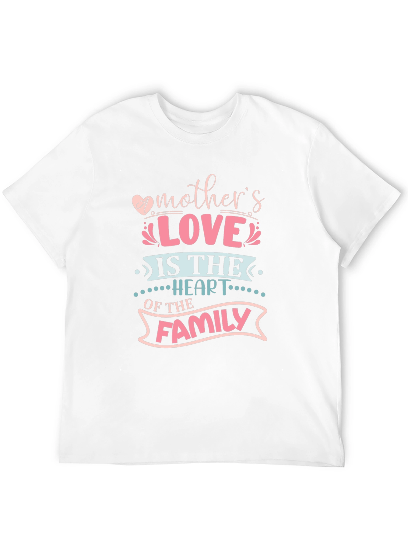 Mothers Love Heart of the Family Graphic Tee