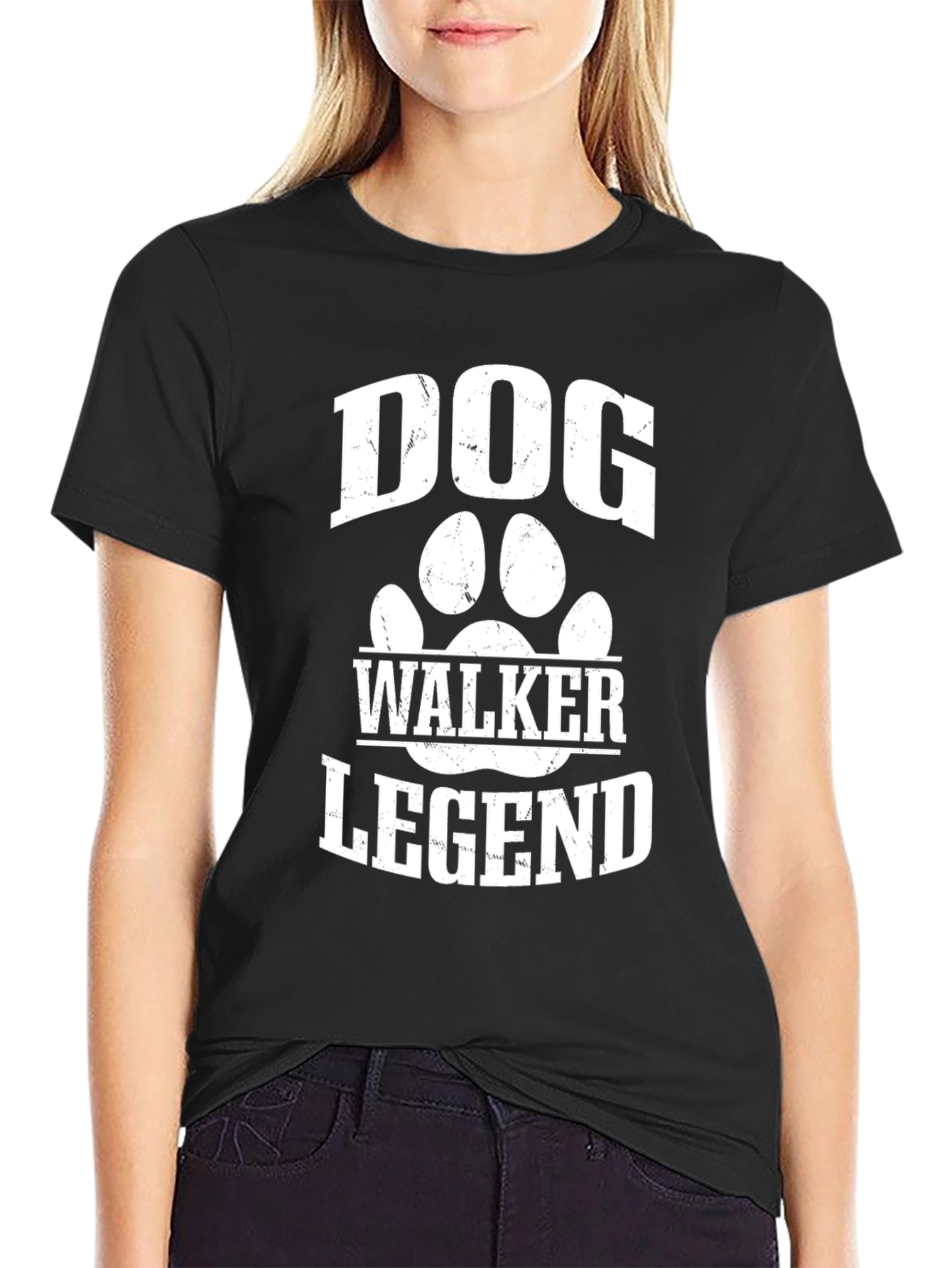Dog Walker Legend Graphic T-Shirt