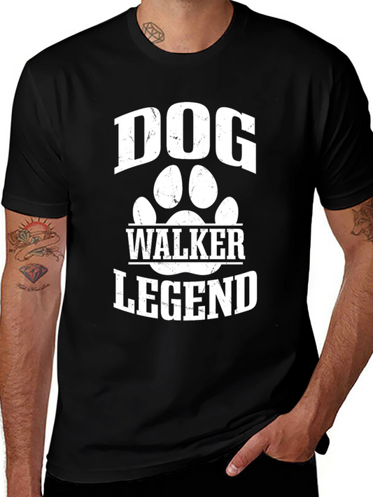Dog Walker Legend Graphic T-Shirt