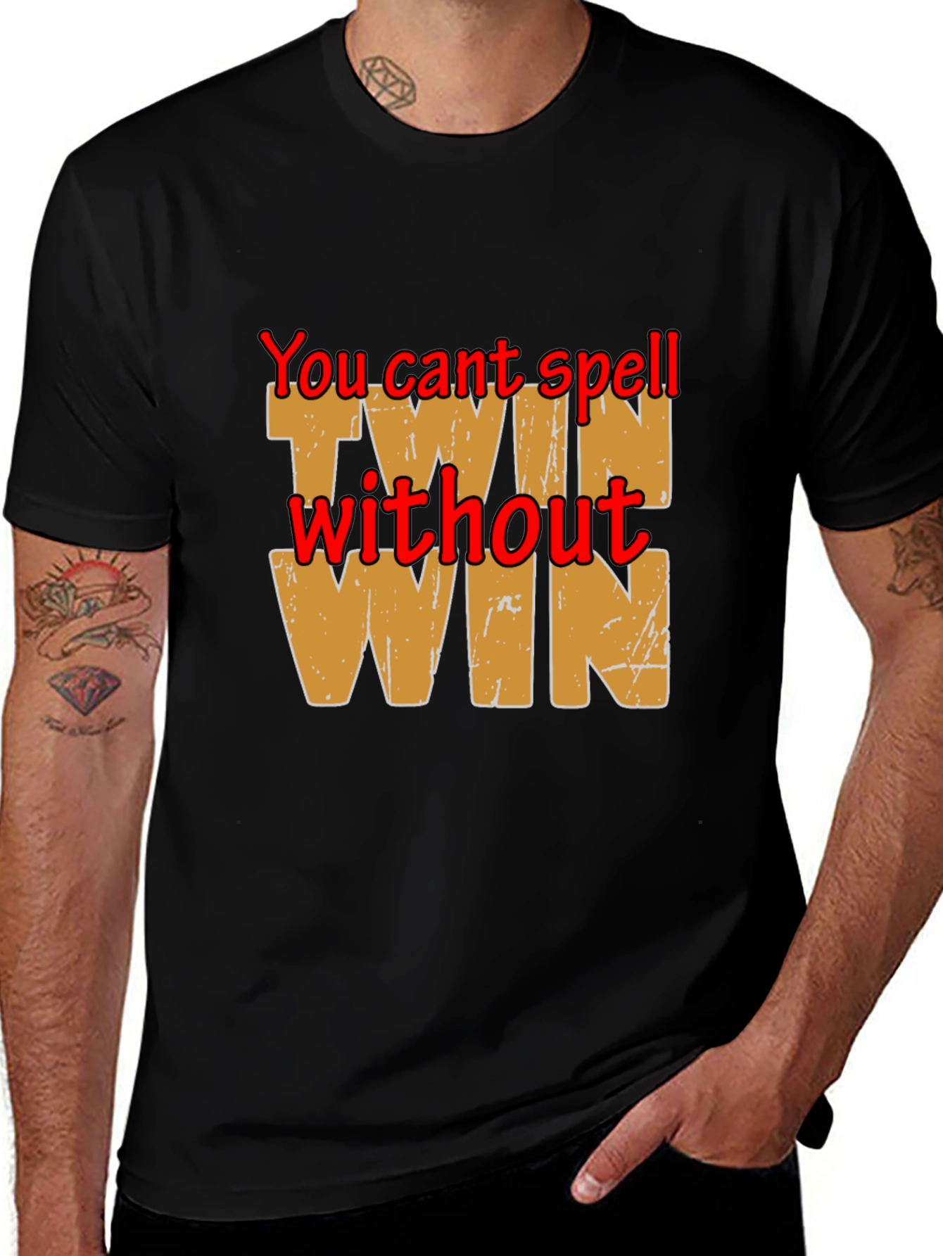 Twin Win T-Shirt - Funny Graphic Tee