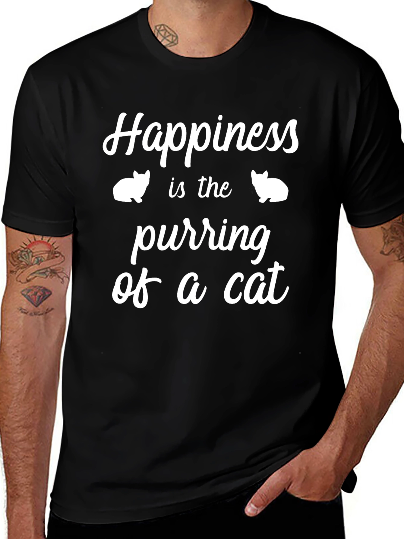 Happiness is the Purring of a Cat T-Shirt