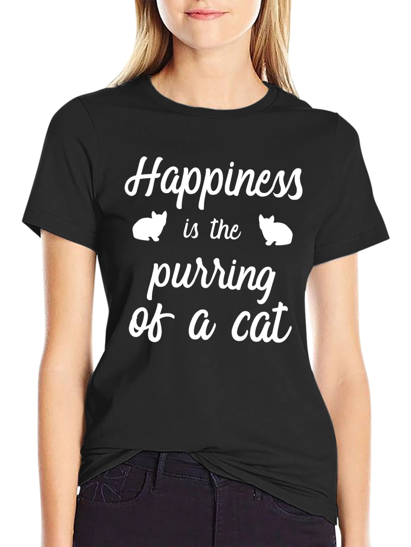 Happiness is the Purring of a Cat T-Shirt