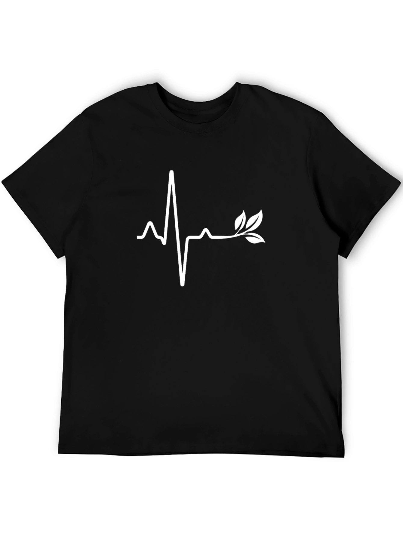 Nature Heartbeat Graphic Tee - Stylish & Unique
