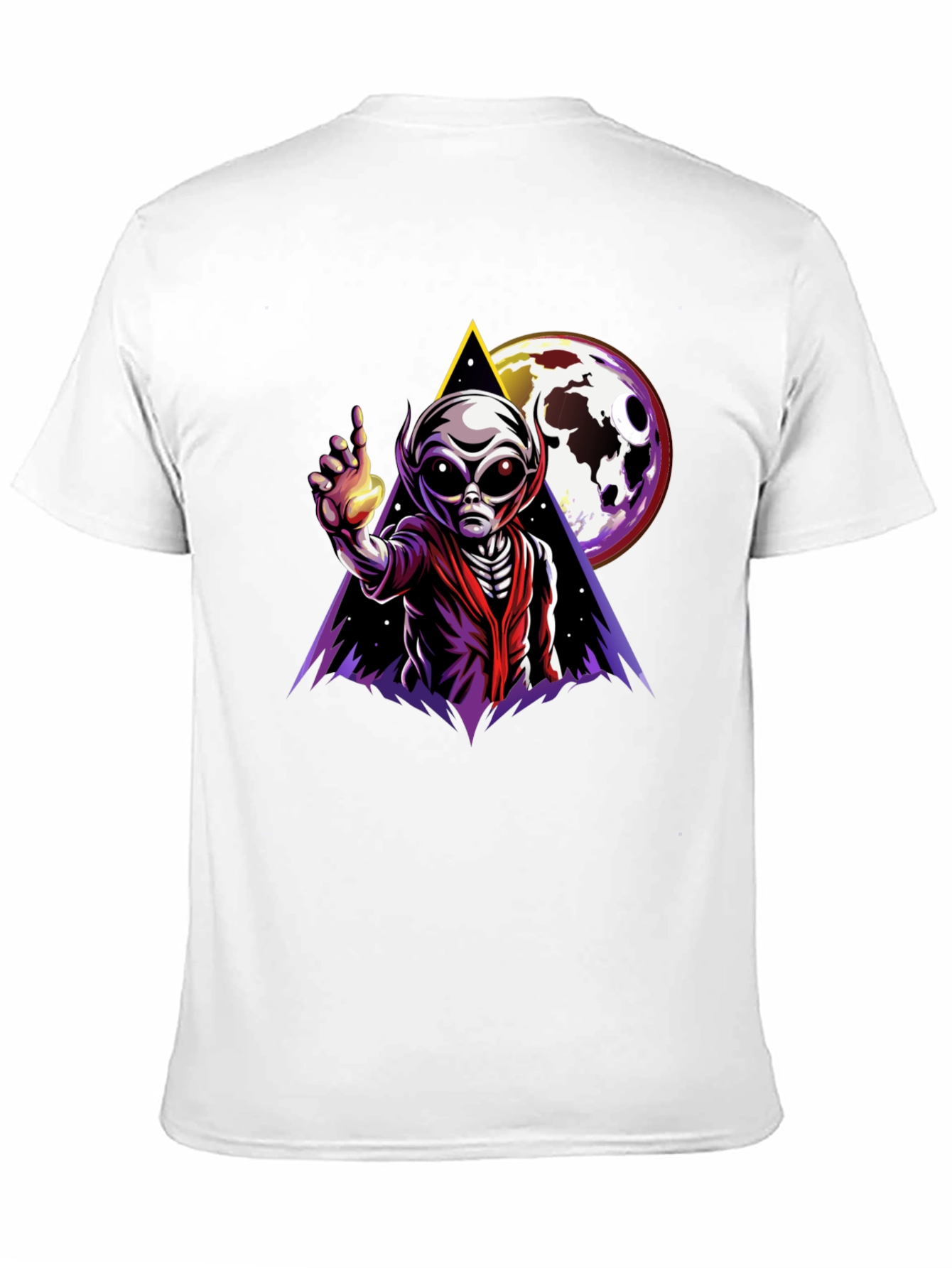 Alien Graphic T-Shirt - Outer Space Design