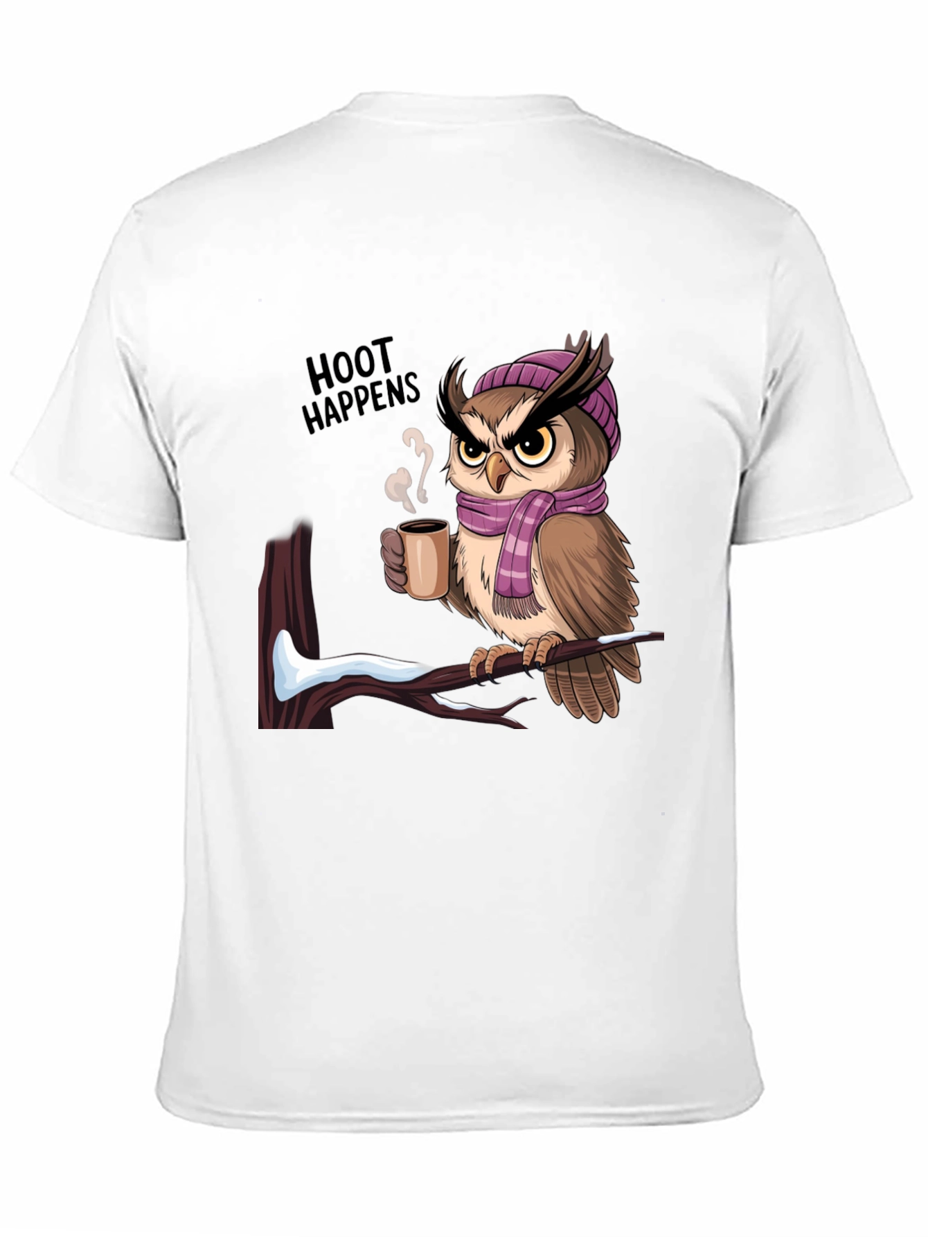 Hoot Happens Owl Coffee T-Shirt
