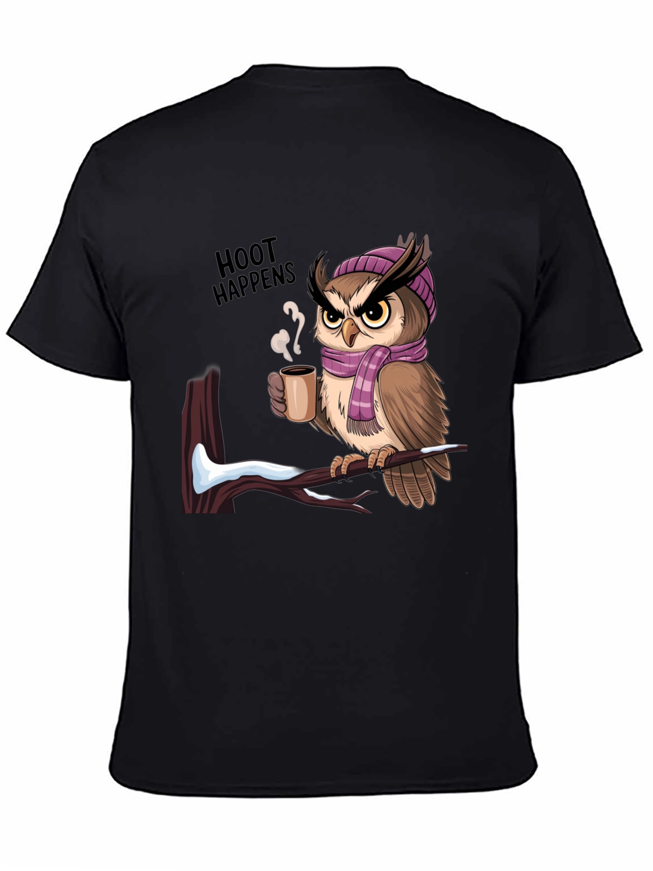 Hoot Happens Owl Coffee T-Shirt