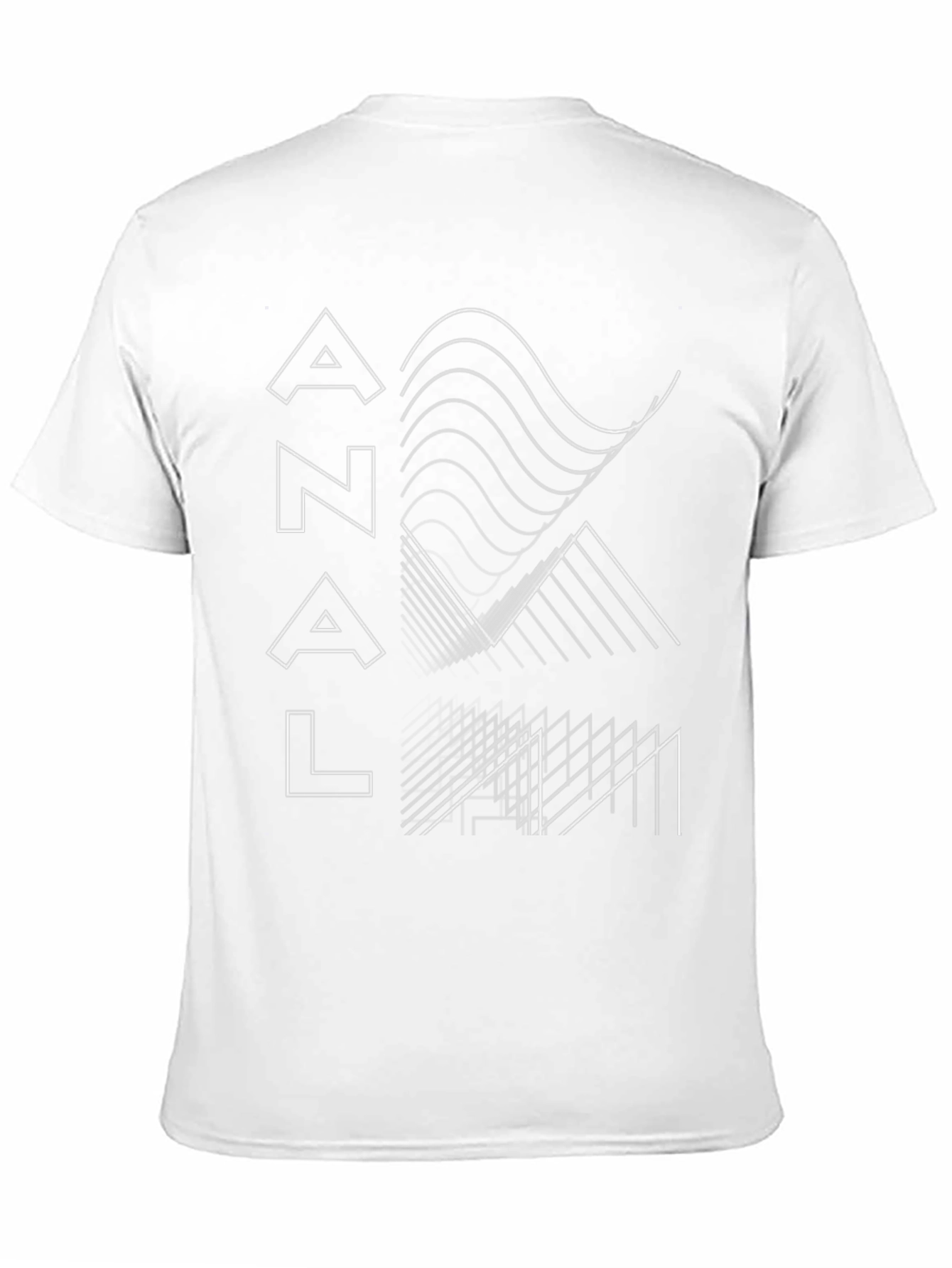 Edgy AN*L Graphic Print Black T-Shirt
