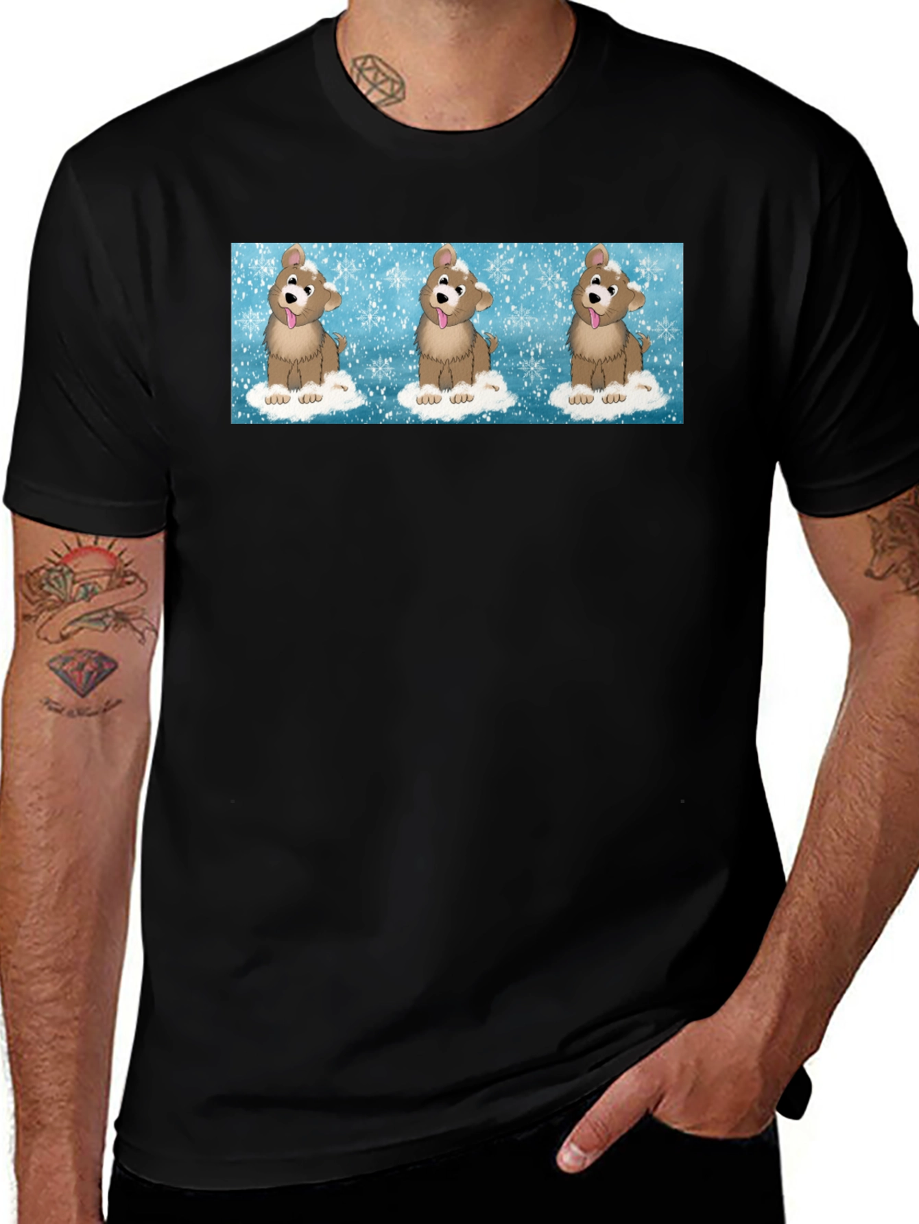 Bear Winter T-Shirt - Unique Graphic Tee
