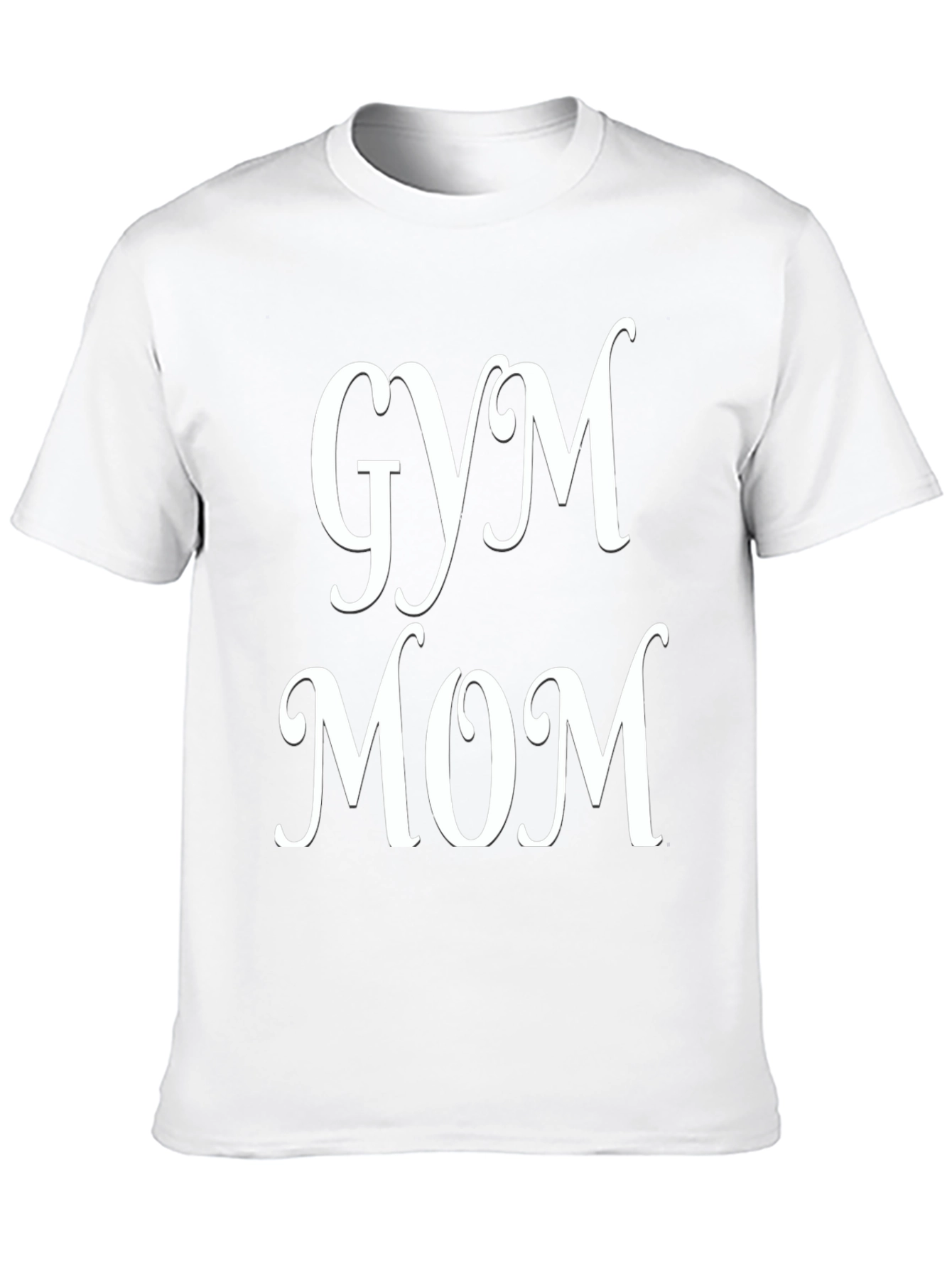 Gym Mom Graphic Tee - Black Cotton Shirt