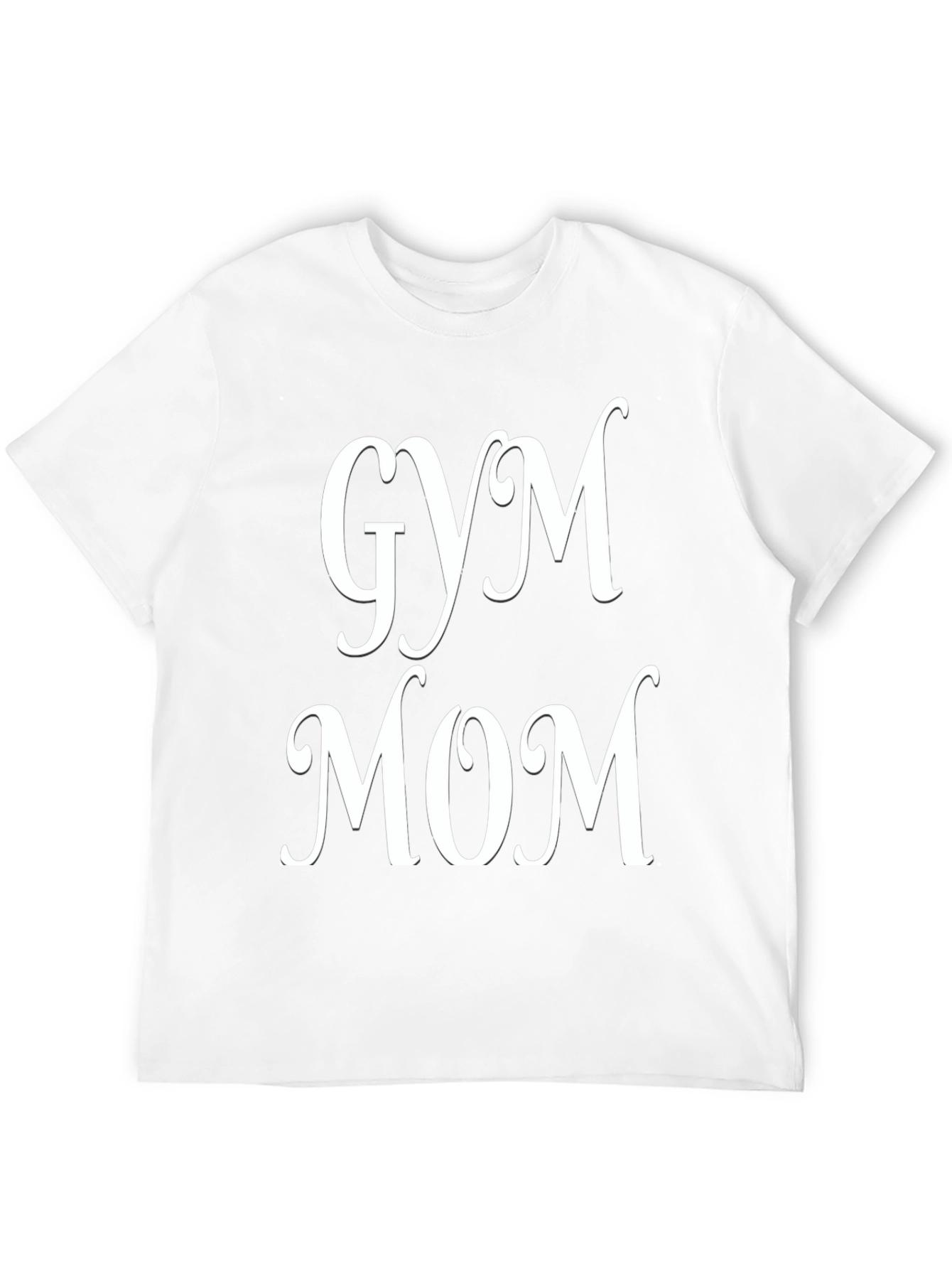 Gym Mom Graphic Tee - Black Cotton Shirt
