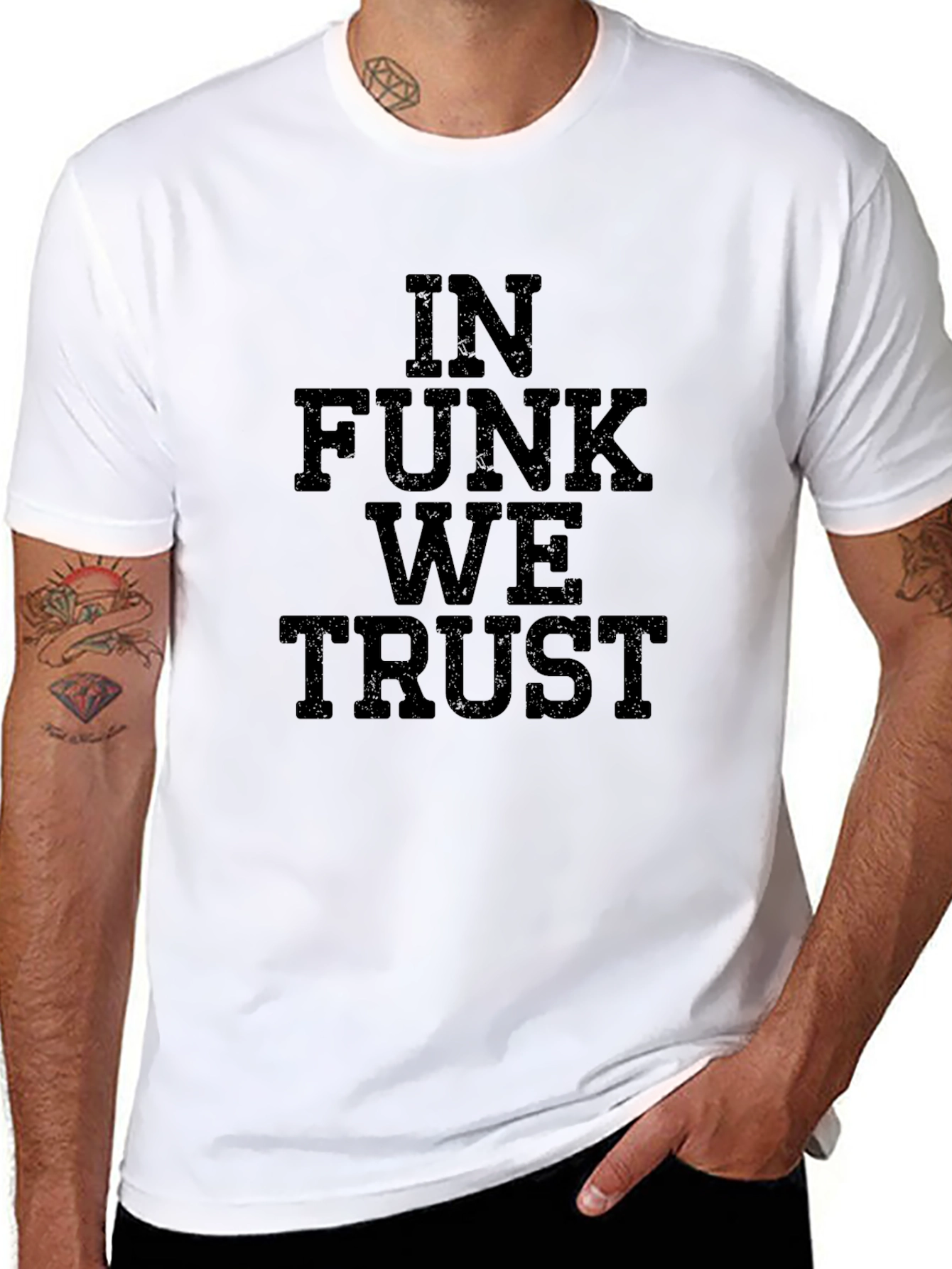 In Funk We Trust Black T-Shirt