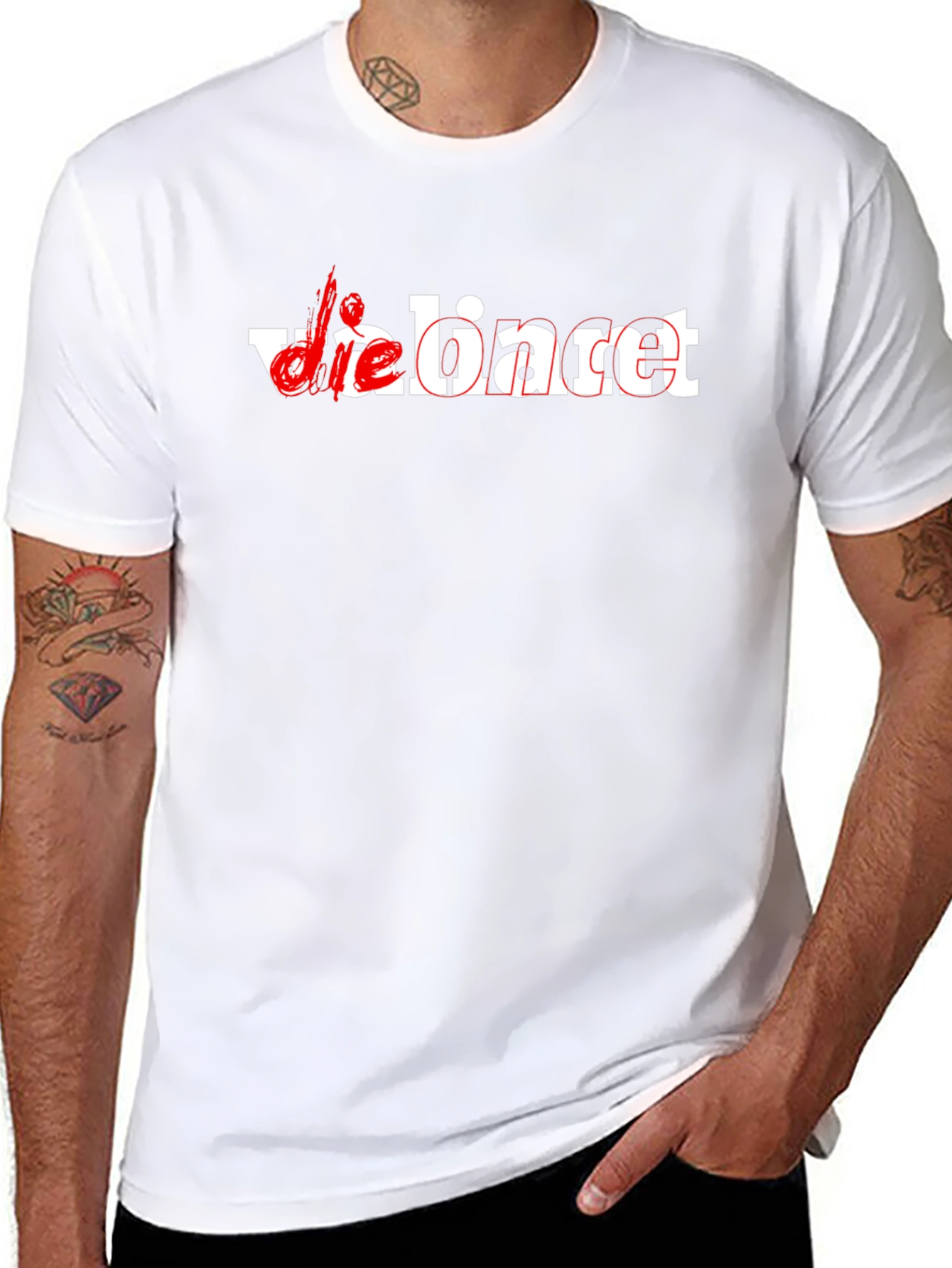 Die Liant Graphic Tee - Black Cotton Casual Wear