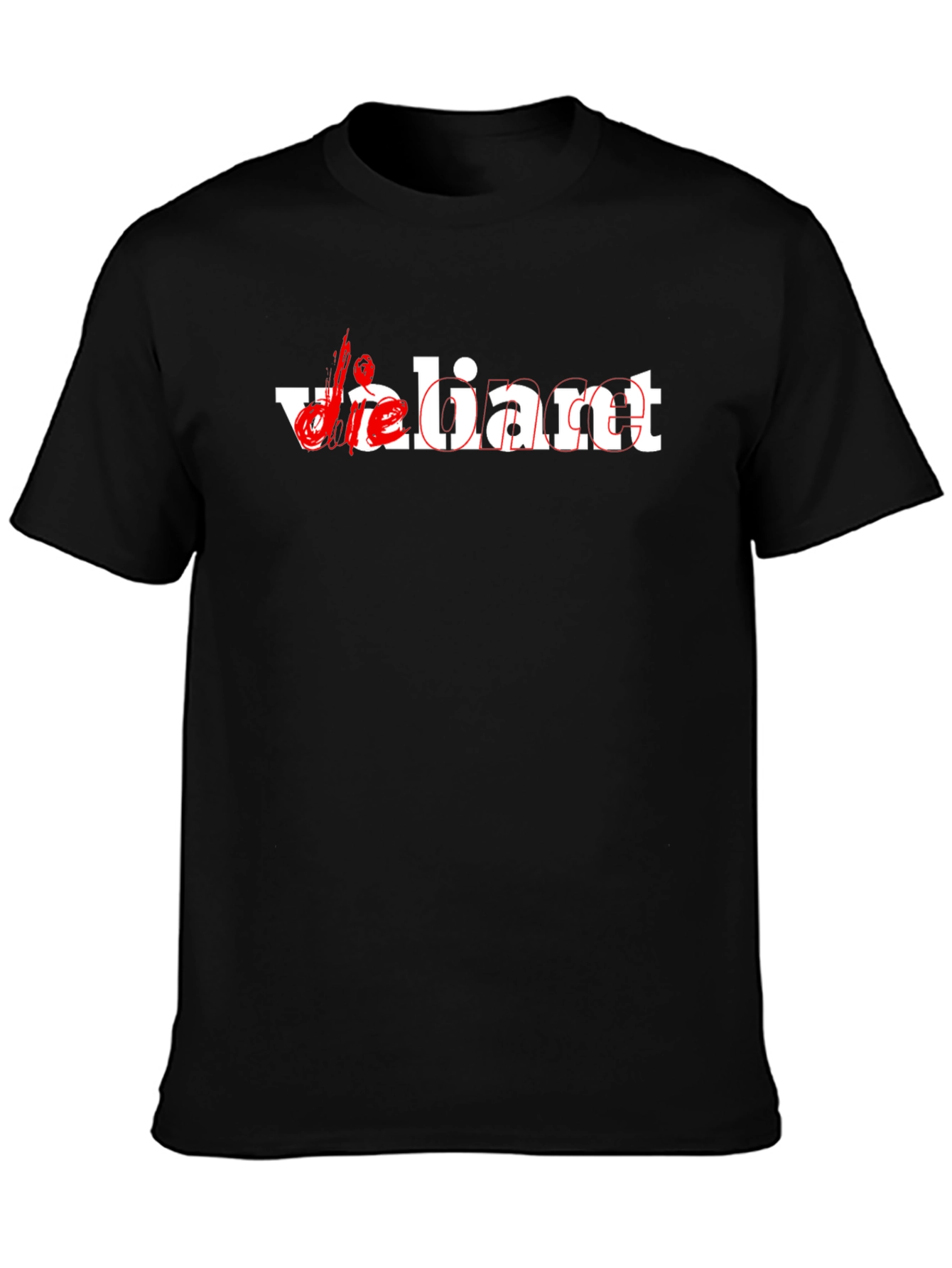 Die Liant Graphic Tee - Black Cotton Casual Wear