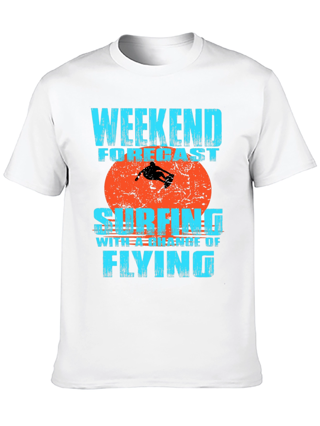 Weekend Forecast Surfing Graphic T-Shirt
