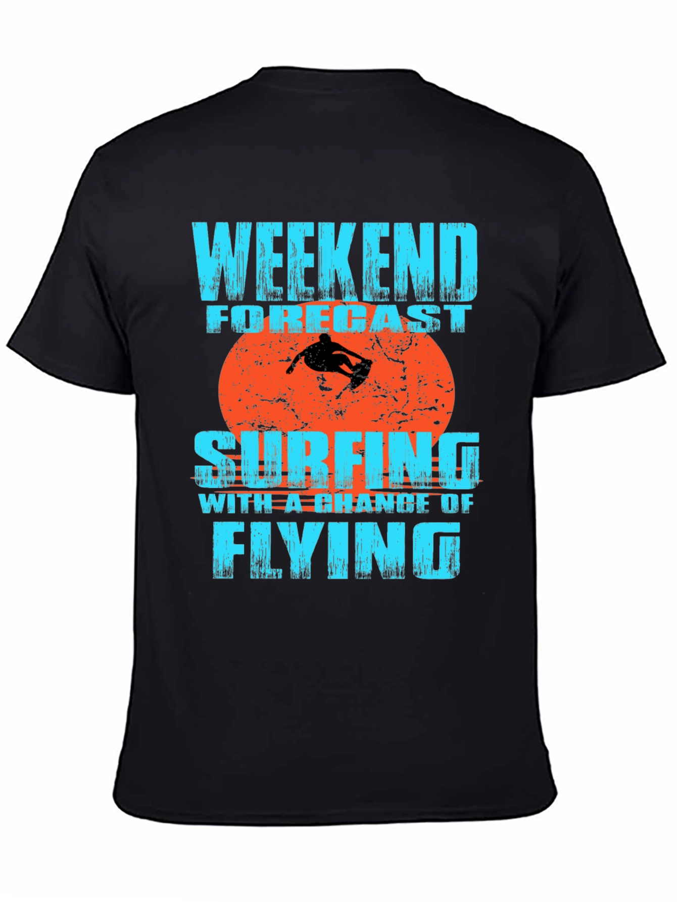 Weekend Forecast Surfing Graphic T-Shirt