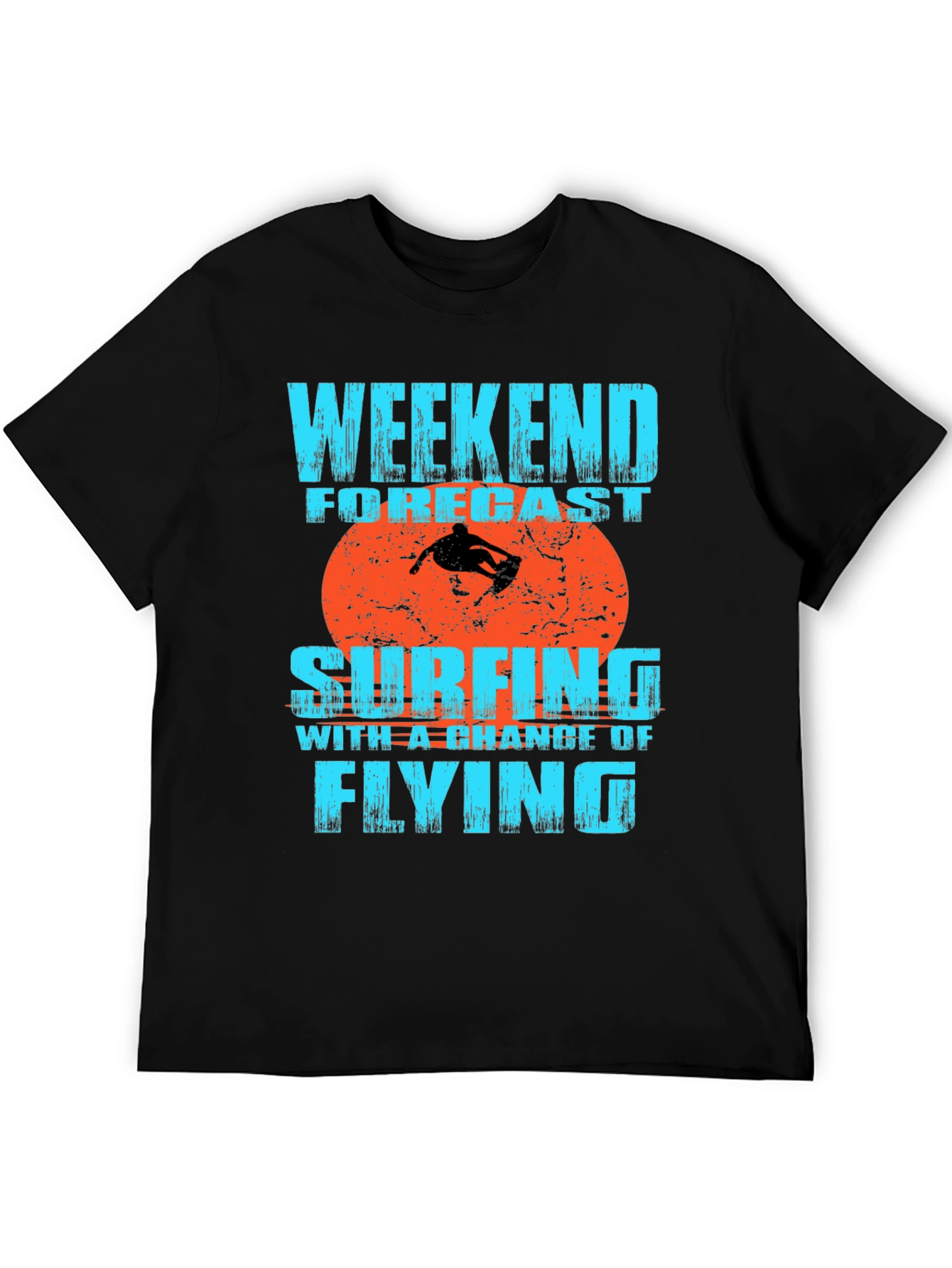 Weekend Forecast Surfing Graphic T-Shirt