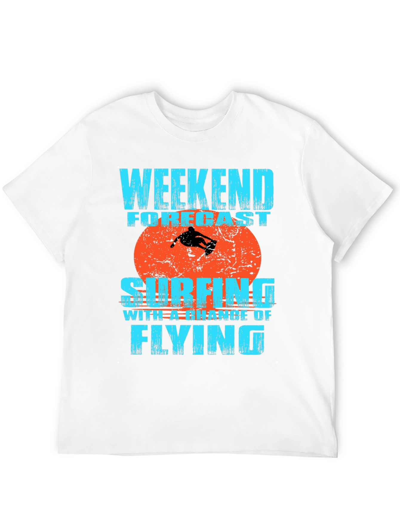 Weekend Forecast Surfing Graphic T-Shirt