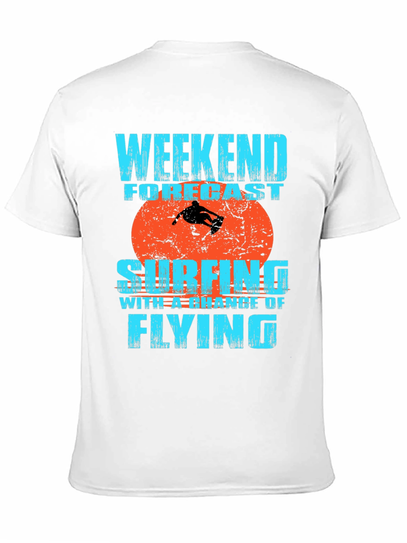 Weekend Forecast Surfing Graphic T-Shirt