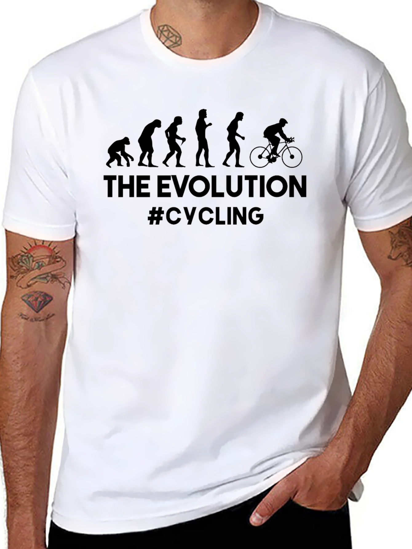 Evolution of Cycling T-Shirt